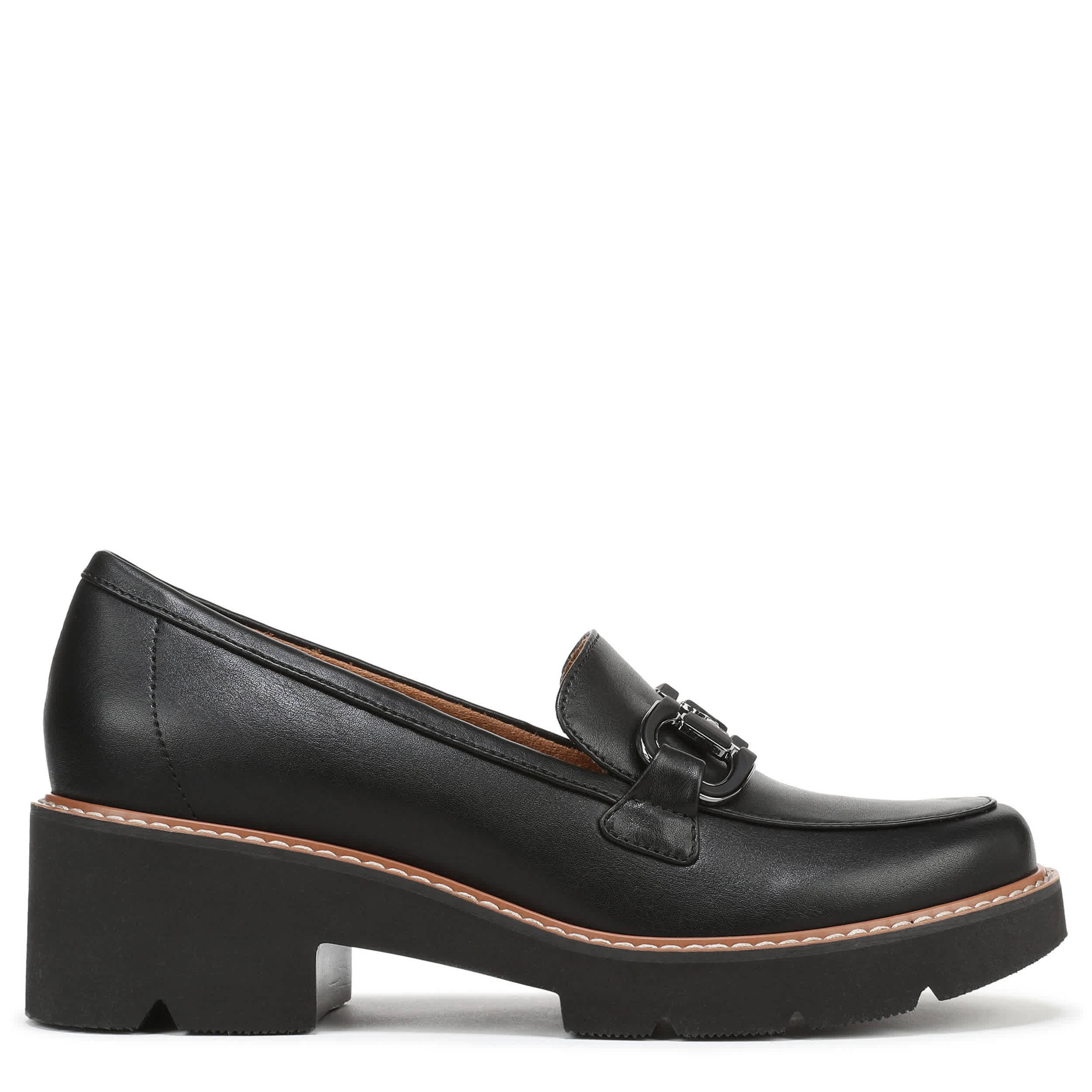 NATURALIZER-WOMENS CORINNE LOAFER-BLACK & 