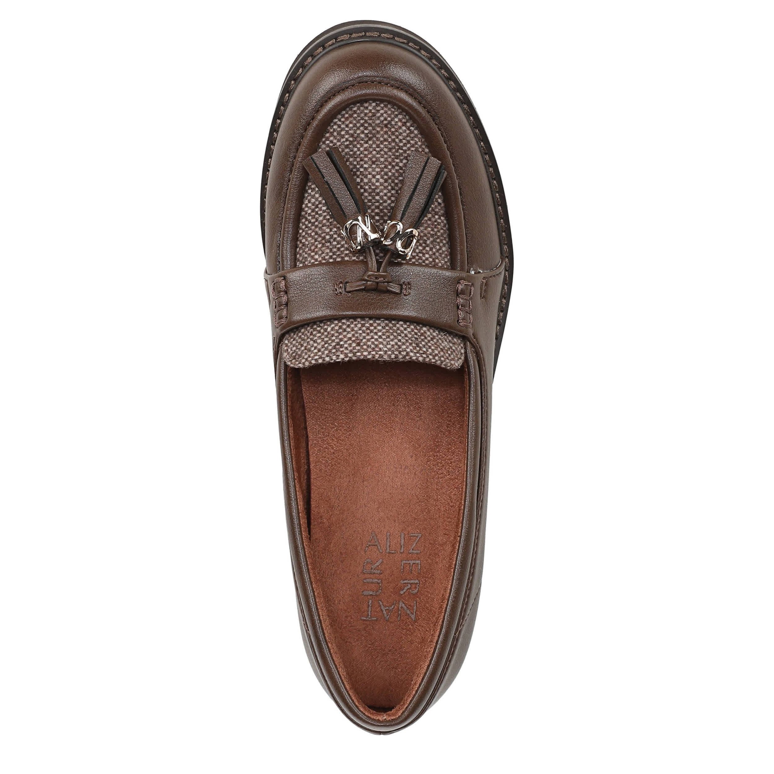 NATURALIZER-WOMENS COMMITTED LOAFER-BROWN & 