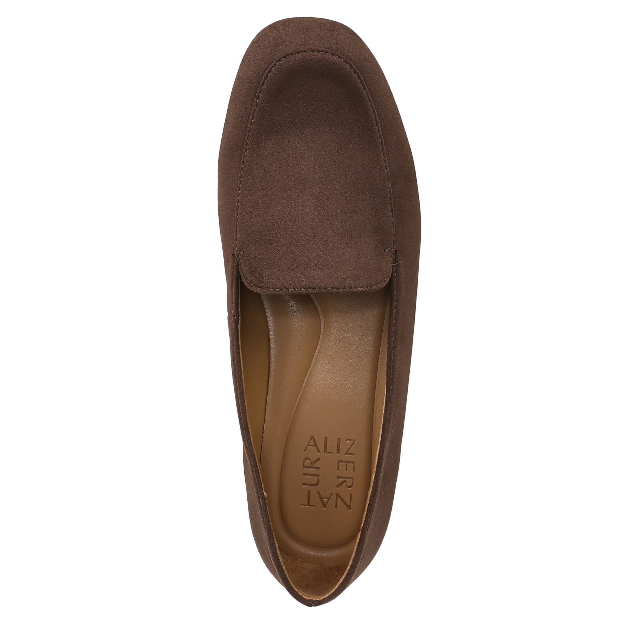 NATURALIZER-WOMENS DAHLIA LOAFER-CHOCOLATE & 