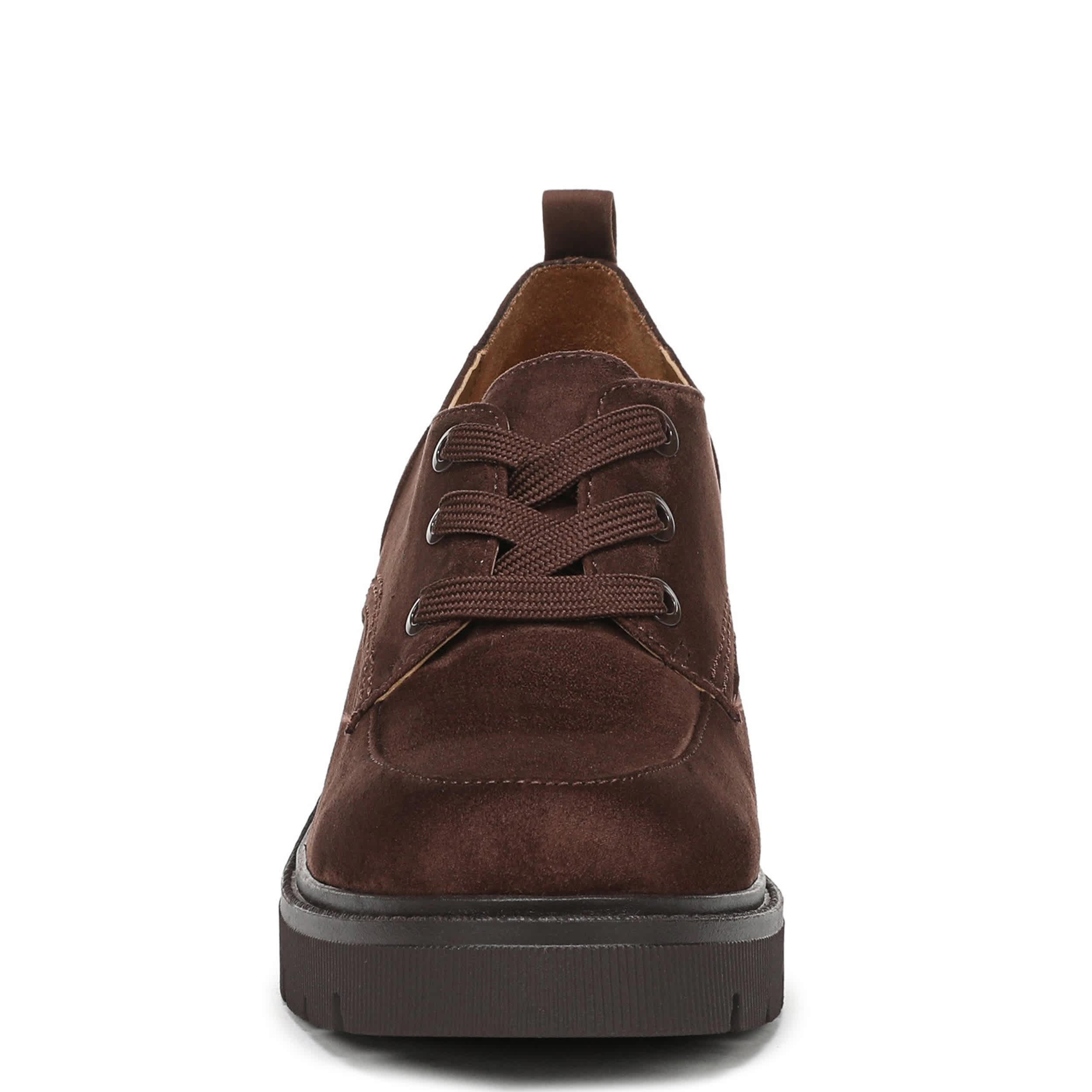 NATURALIZER-WOMENS JACIE PLATFORM OXFORD-CHOCOLATE & 