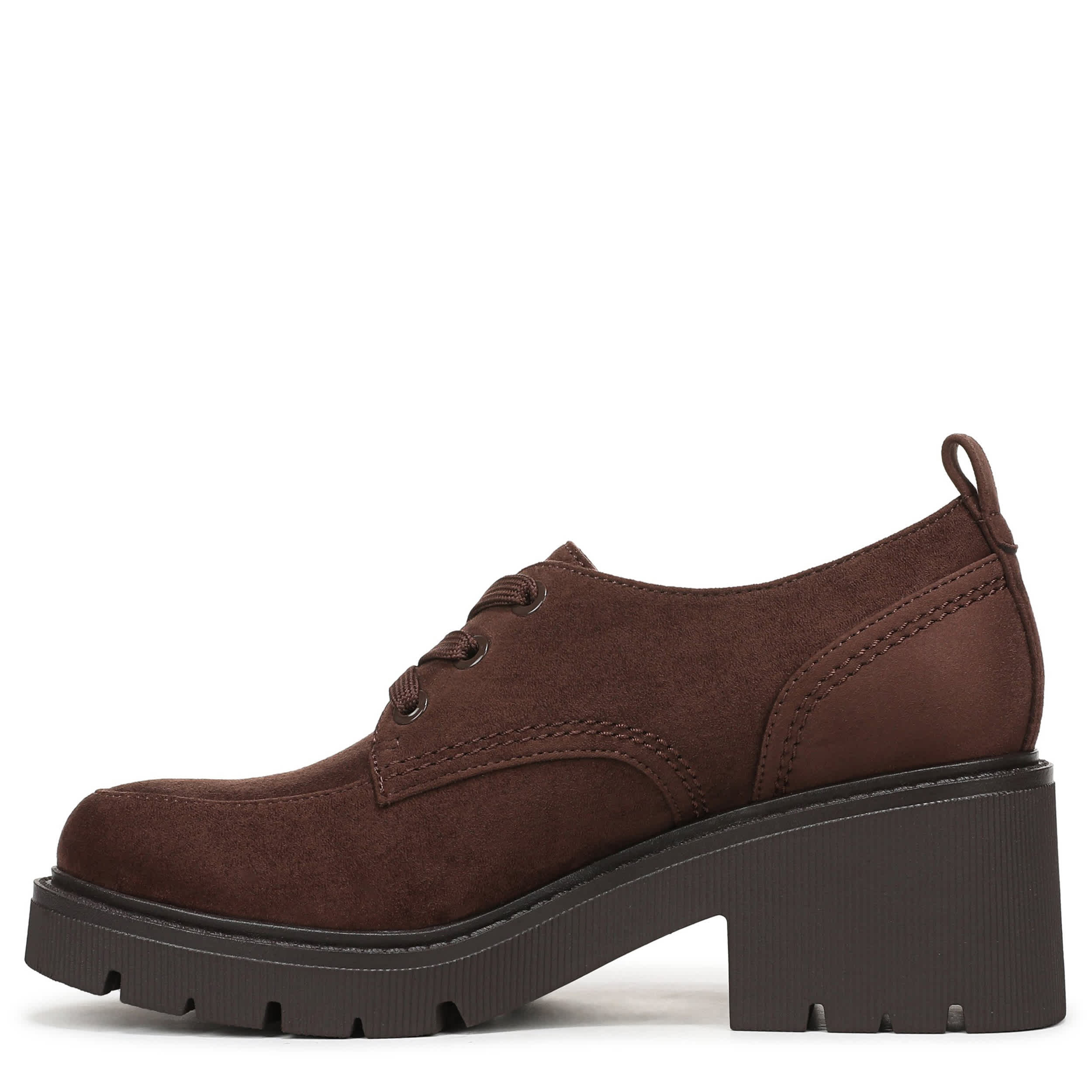 NATURALIZER-WOMENS JACIE PLATFORM OXFORD-CHOCOLATE & 