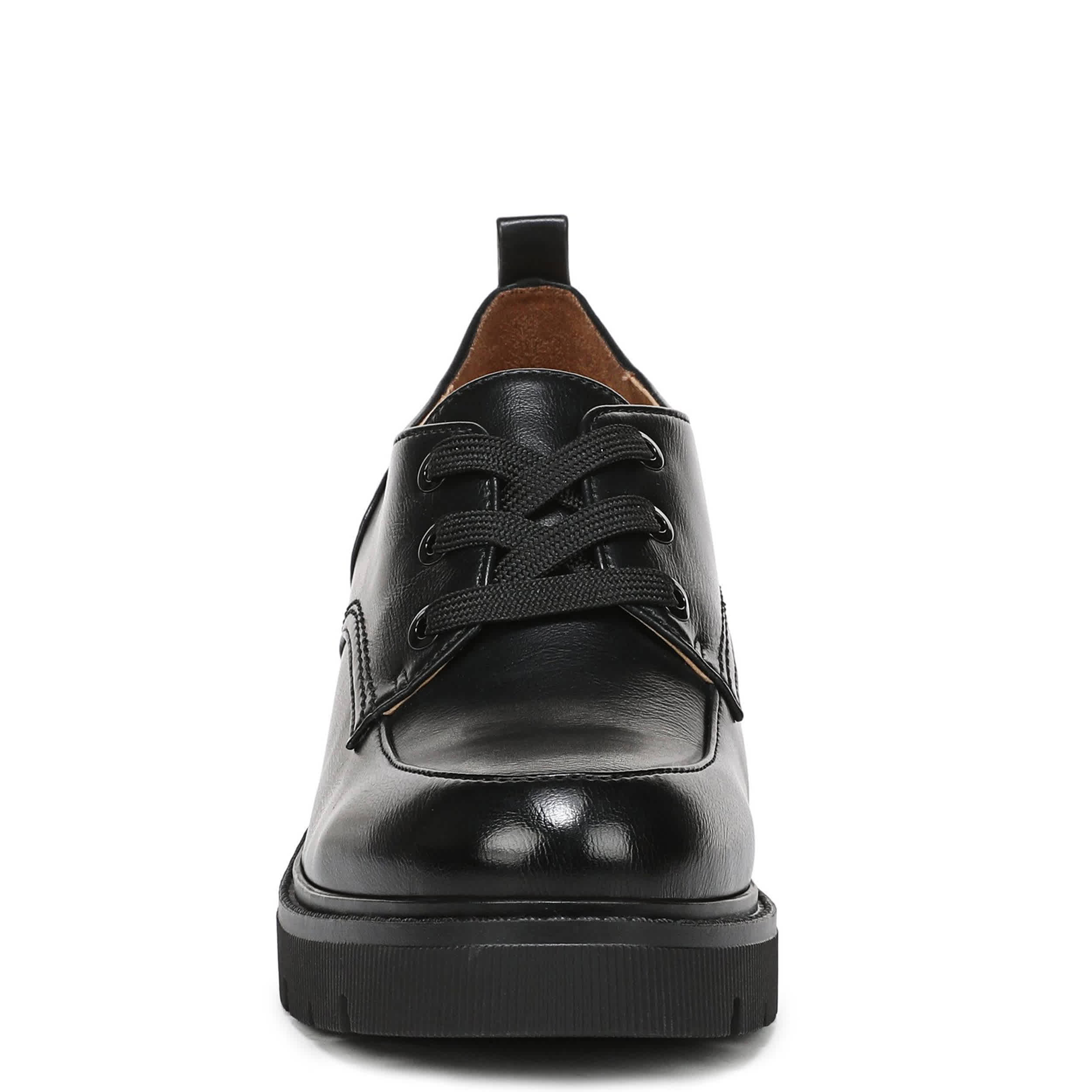 NATURALIZER-WOMENS JACIE PLATFORM OXFORD-BLACK & 