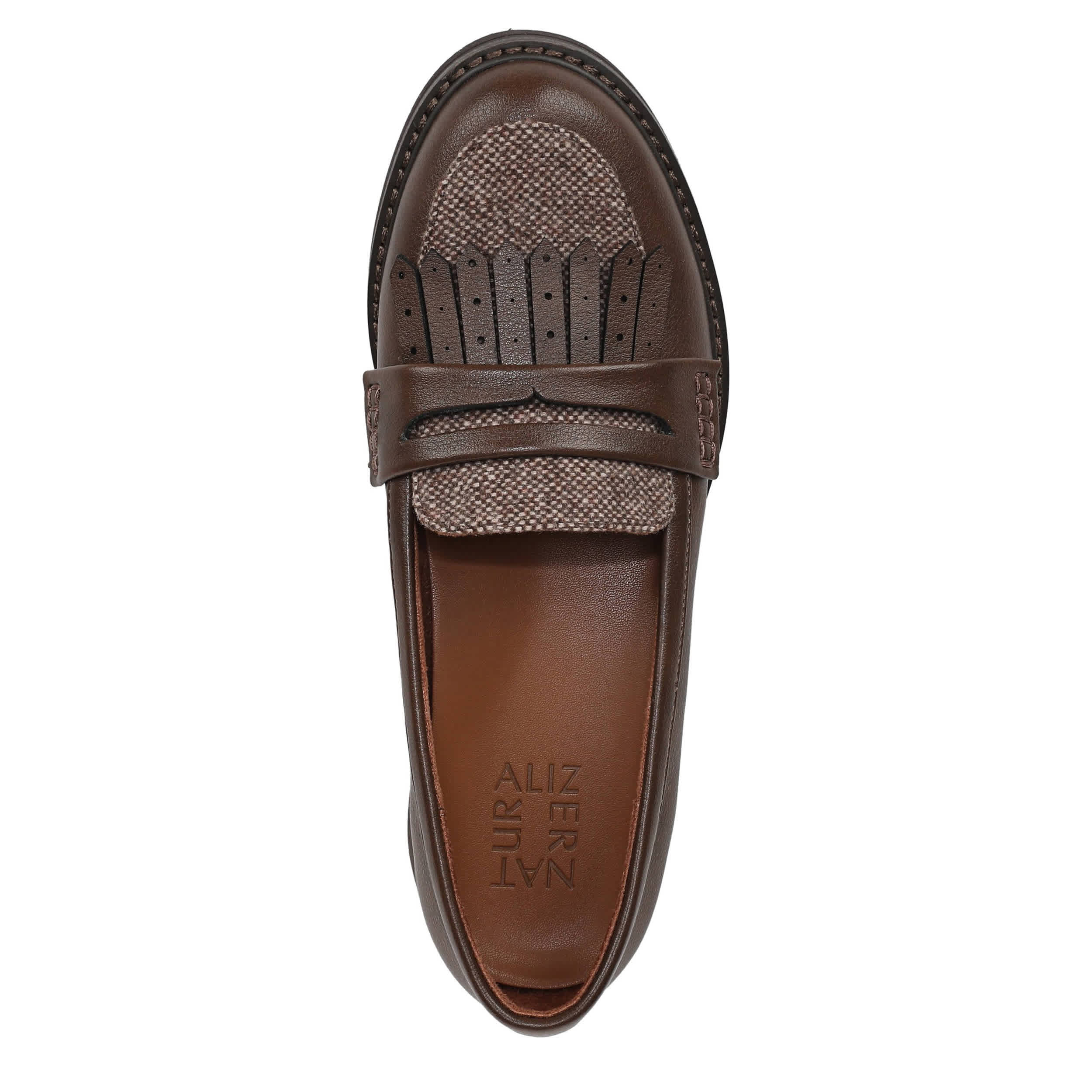 NATURALIZER-WOMENS PACEY LOAFER-WHEAT & 