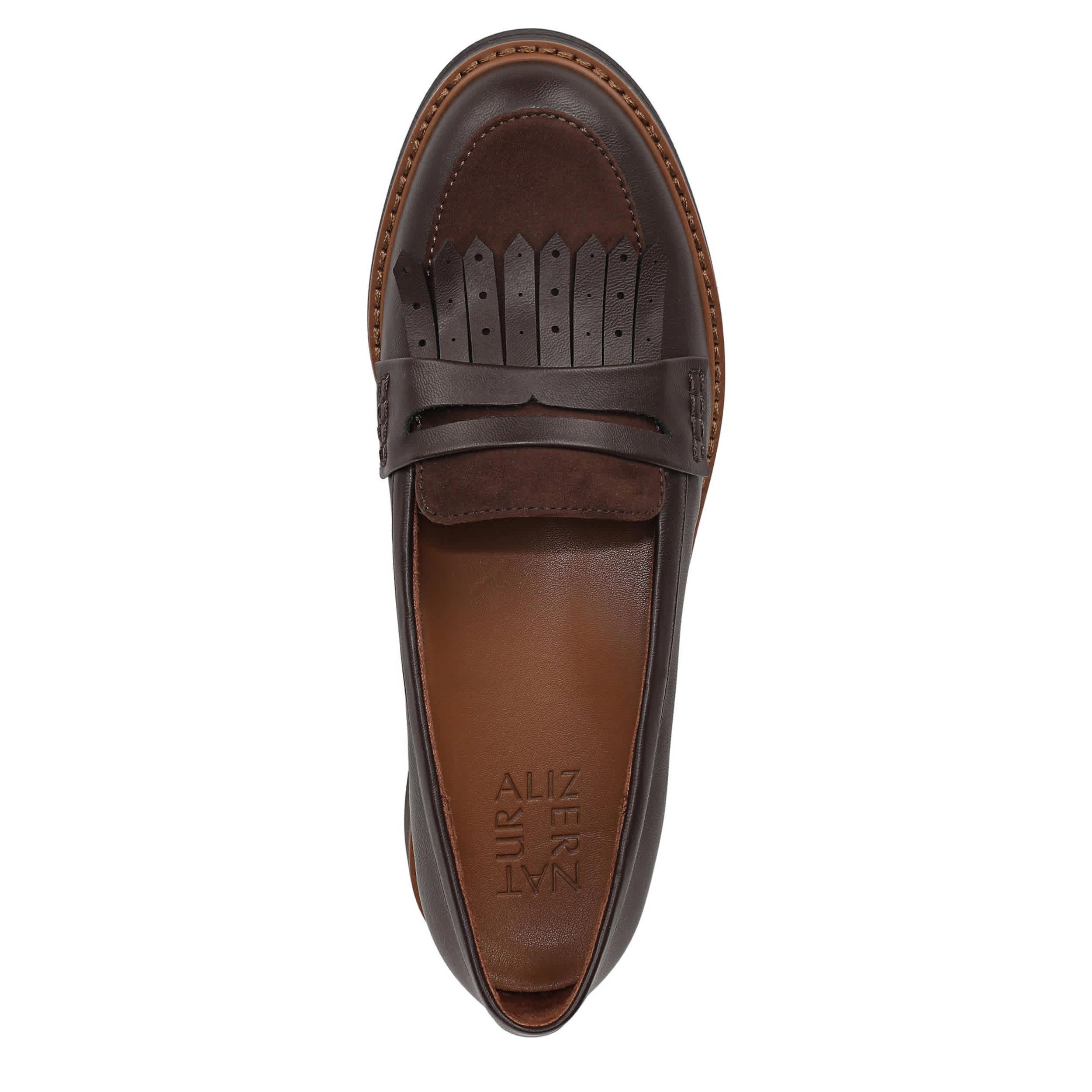 NATURALIZER-WOMENS PACEY LOAFER-BROWN & 