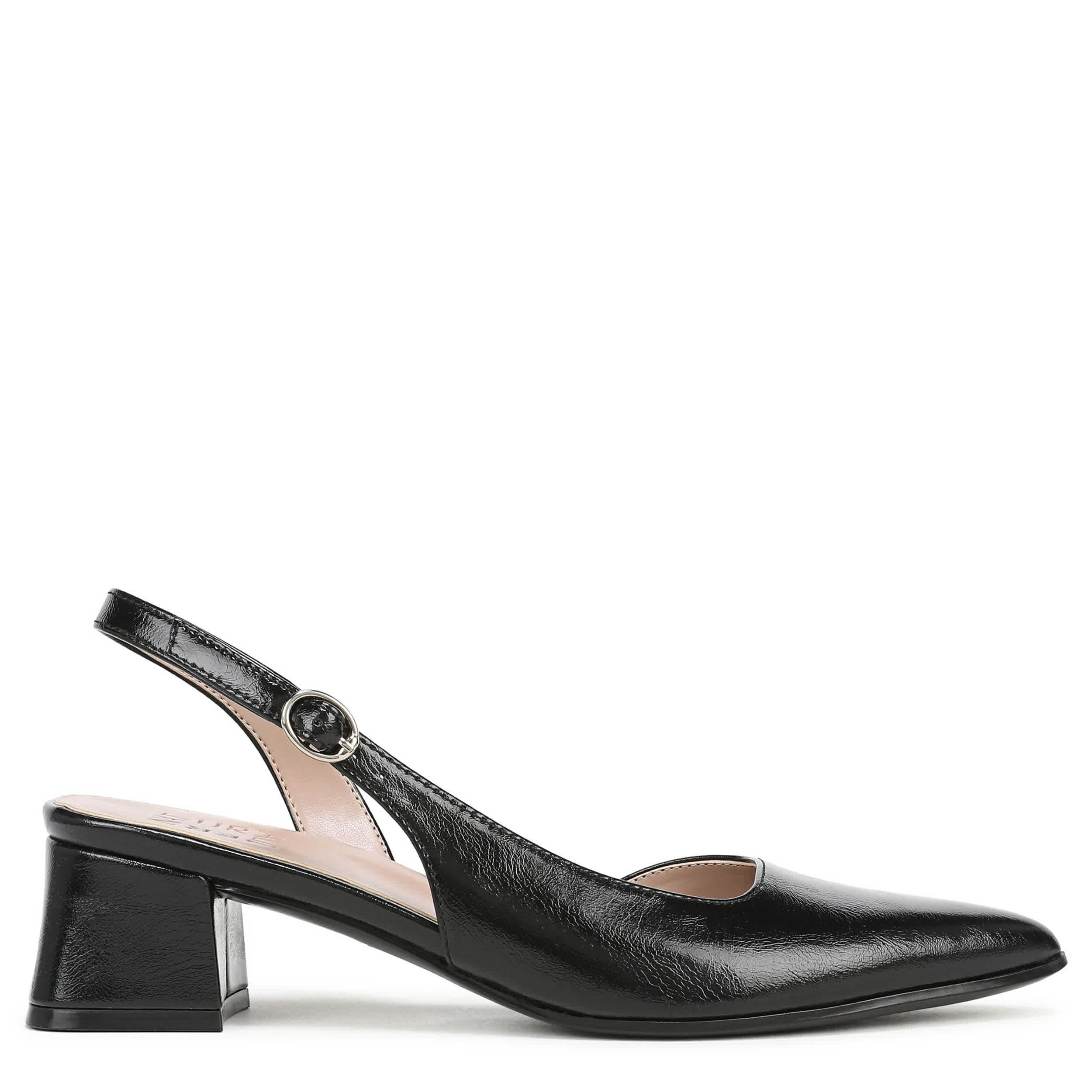 NATURALIZER-WOMENS ANYA PUMP-BLACK & 
