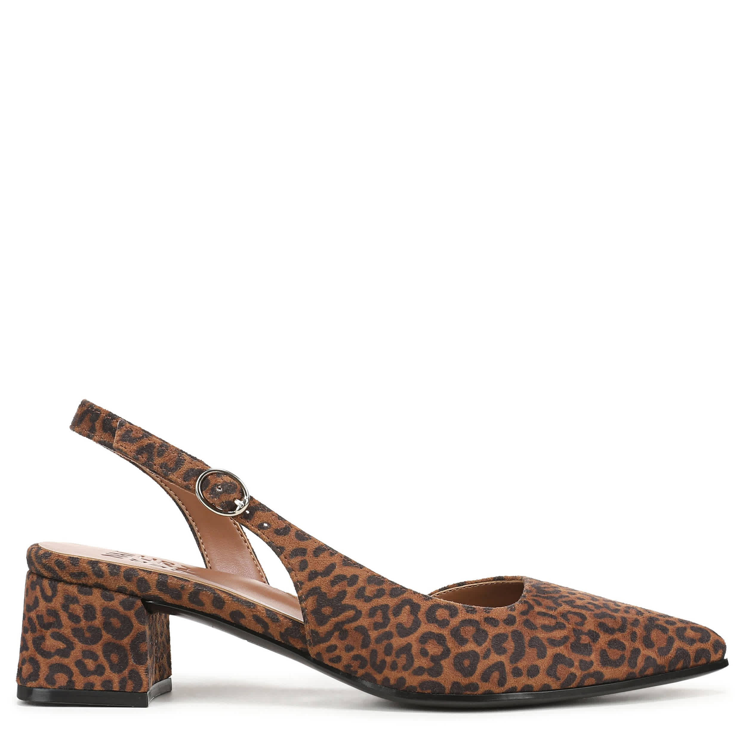 NATURALIZER-WOMENS ANYA PUMP-BROWN & LEOPARD