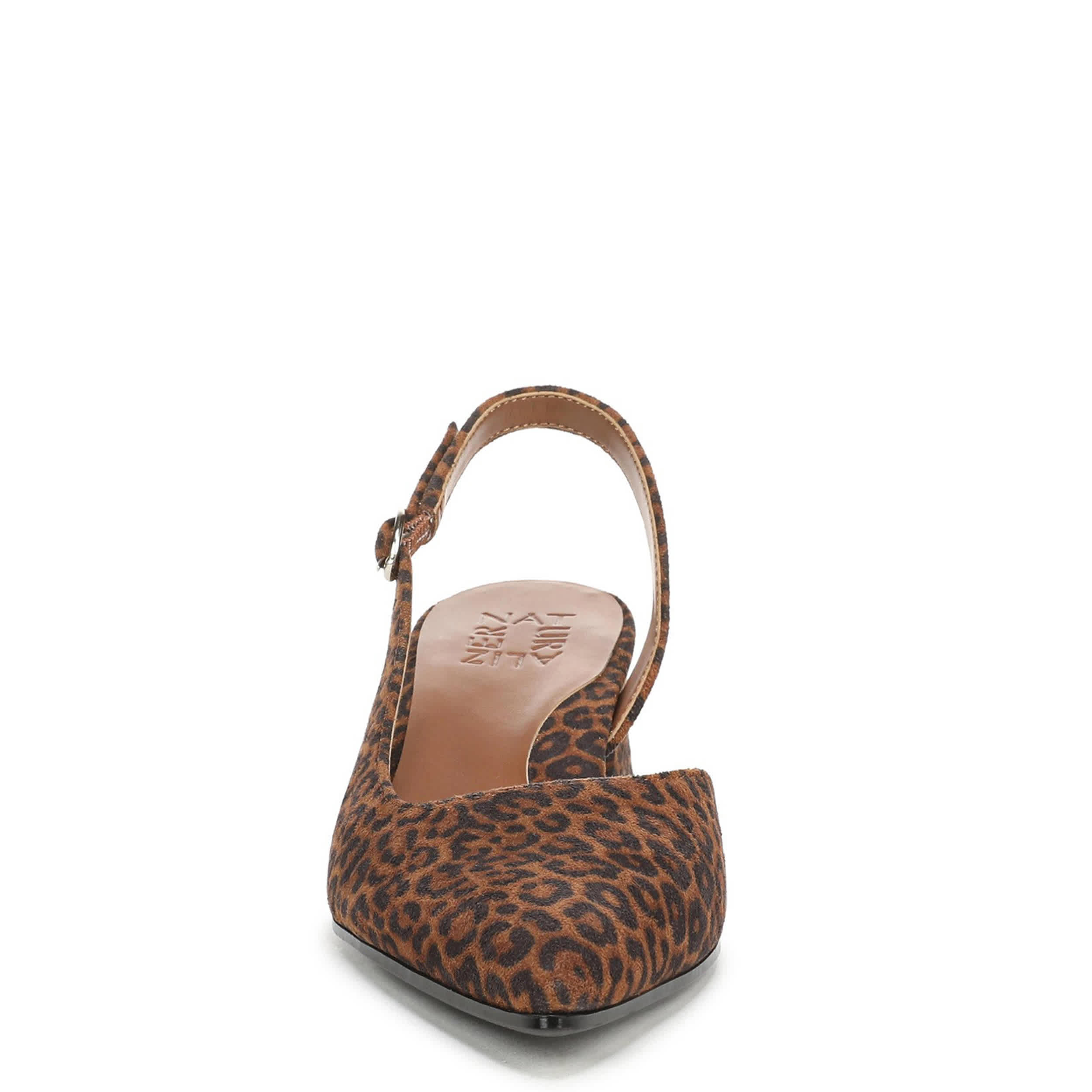 NATURALIZER-WOMENS ANYA PUMP-BROWN & LEOPARD
