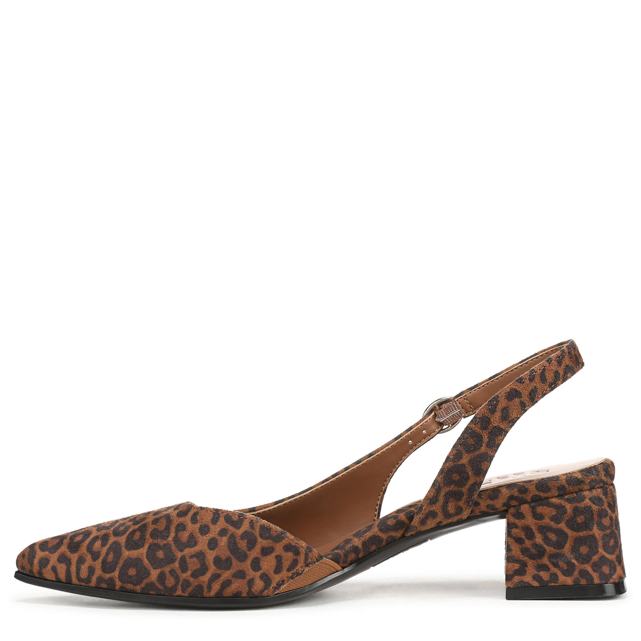 NATURALIZER-WOMENS ANYA PUMP-BROWN & LEOPARD