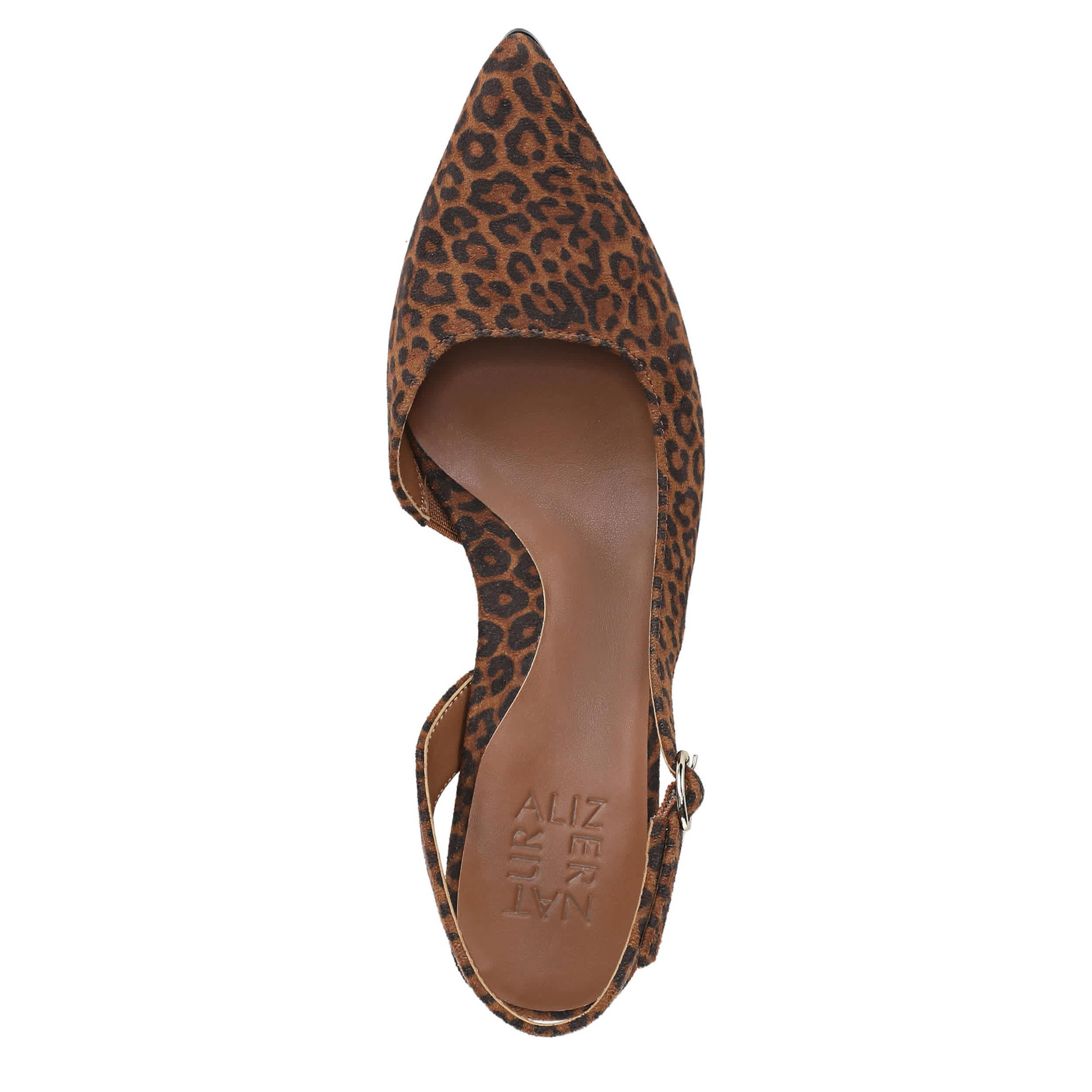 NATURALIZER-WOMENS ANYA PUMP-BROWN & LEOPARD