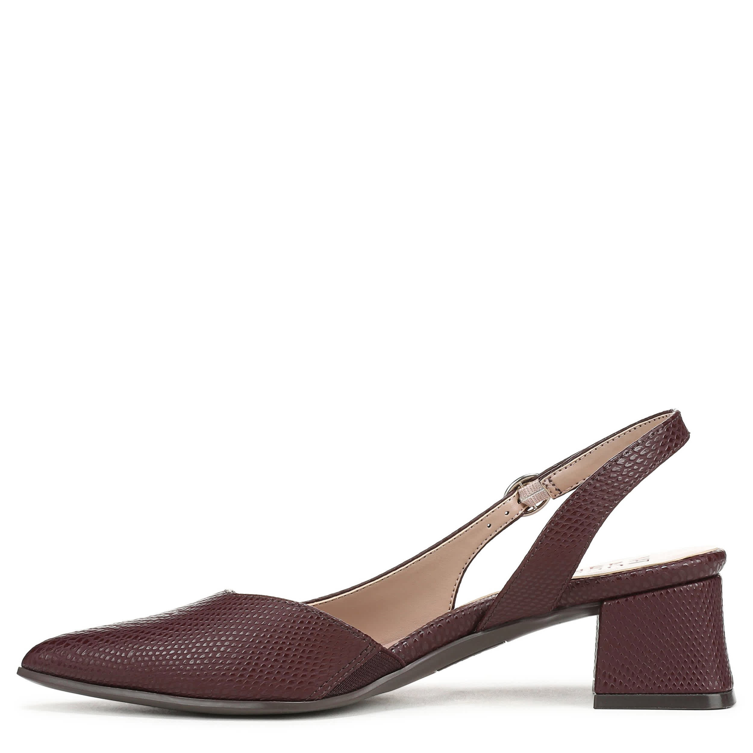 NATURALIZER-WOMENS ANYA PUMP-WINE & SNAKE