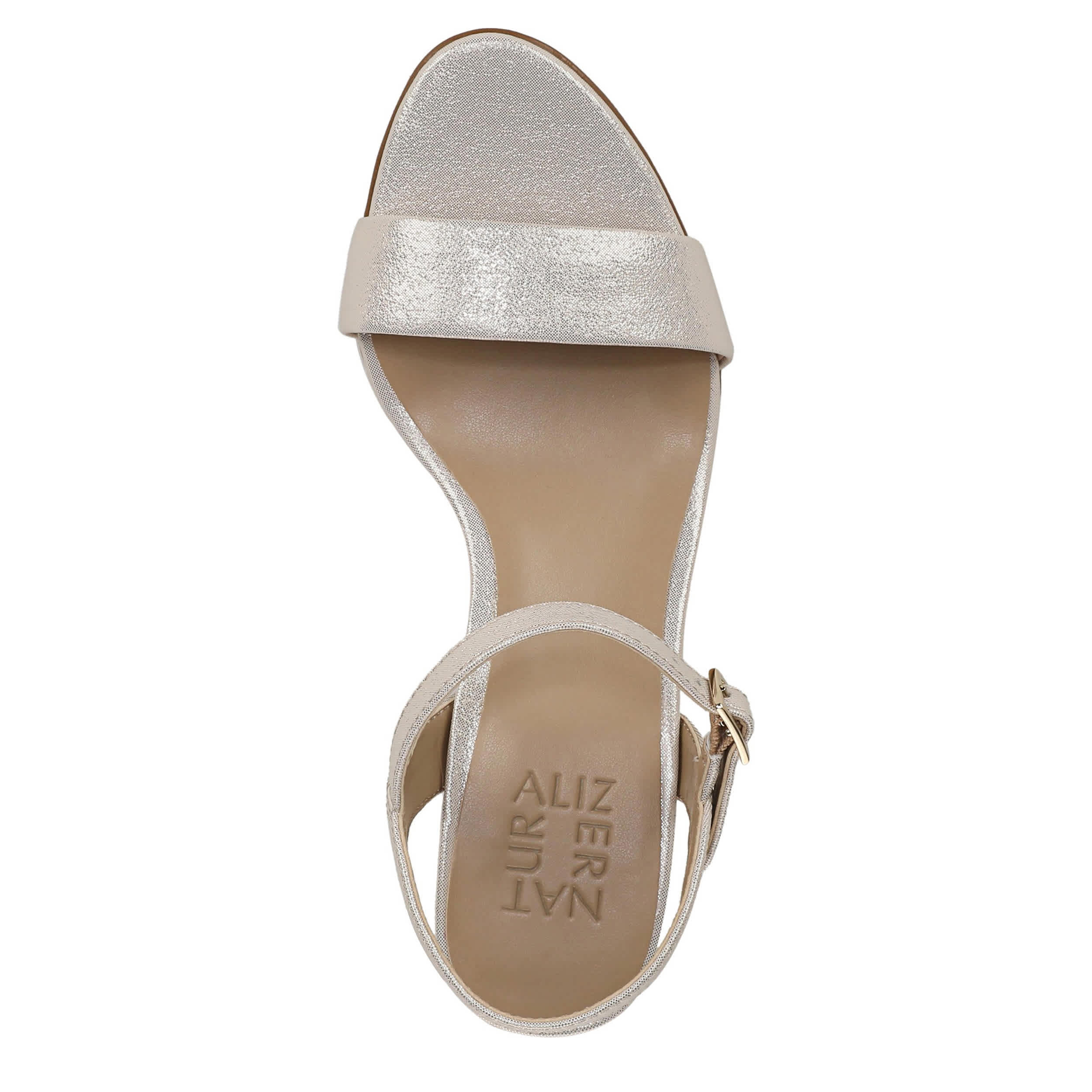 NATURALIZER-WOMENS BRISTOL SANDAL-GOLD & 