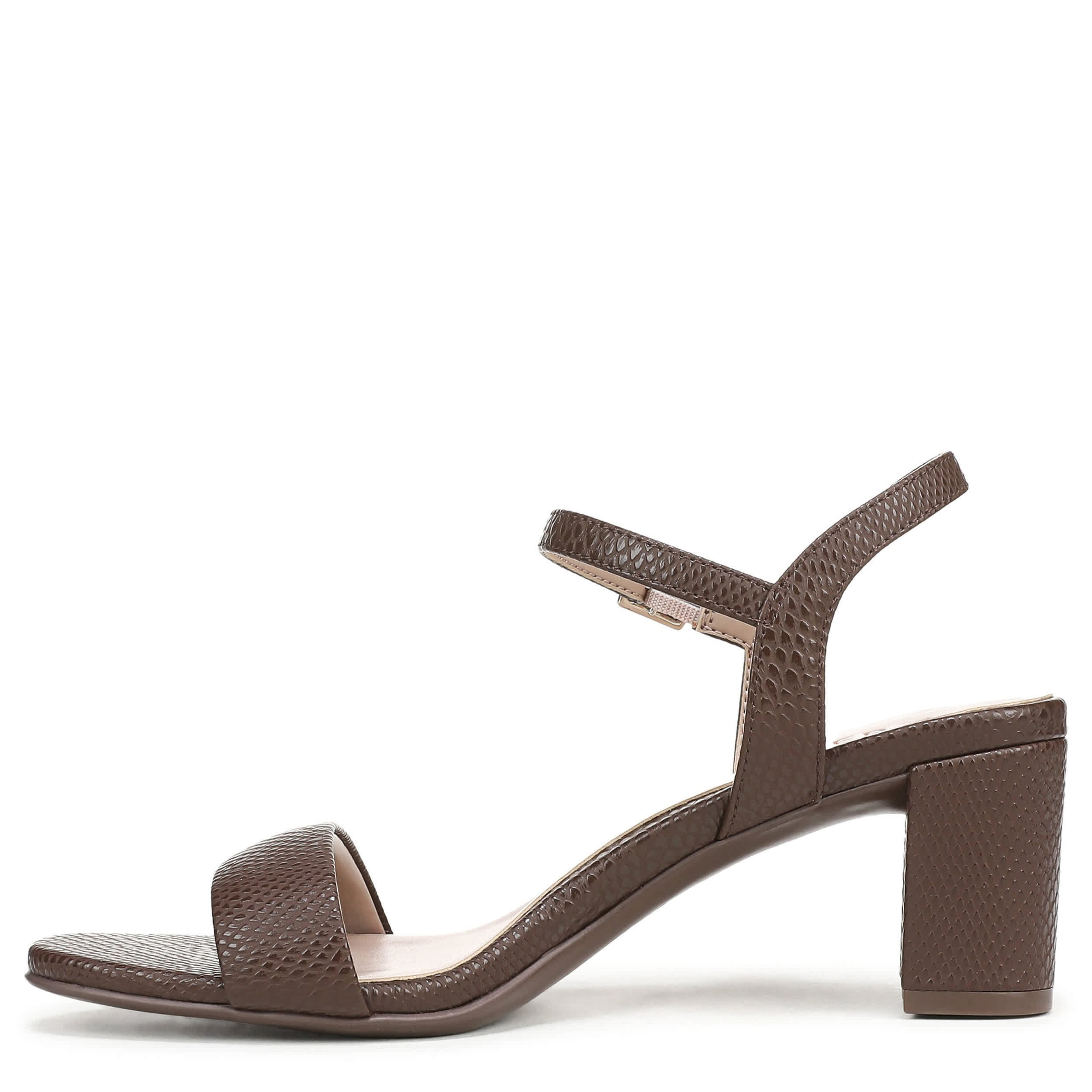 NATURALIZER-WOMENS BRISTOL SANDAL-CHOCOLATE & SNAKE