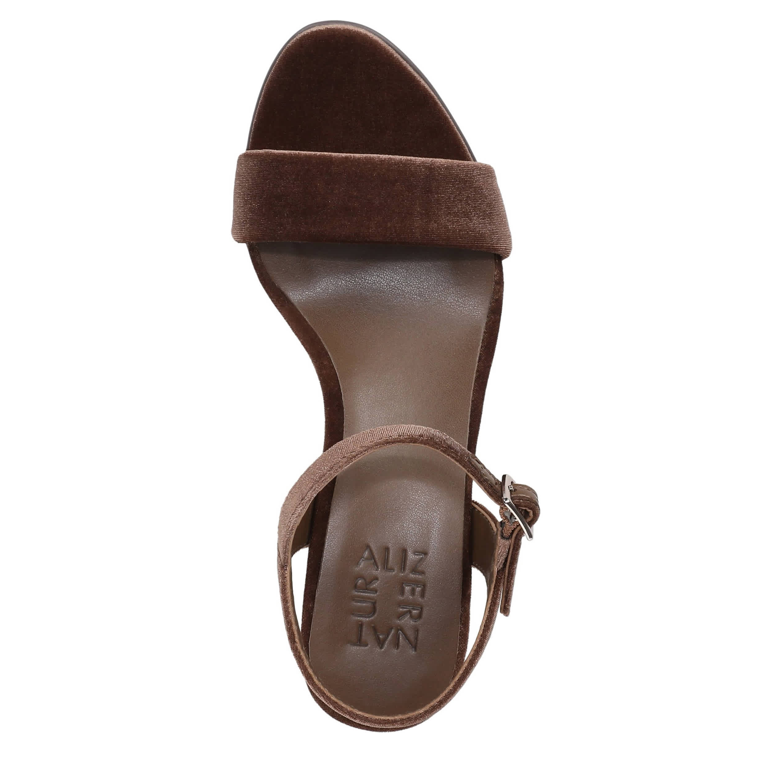 NATURALIZER-WOMENS BRISTOL SANDAL-DARK TAN & 