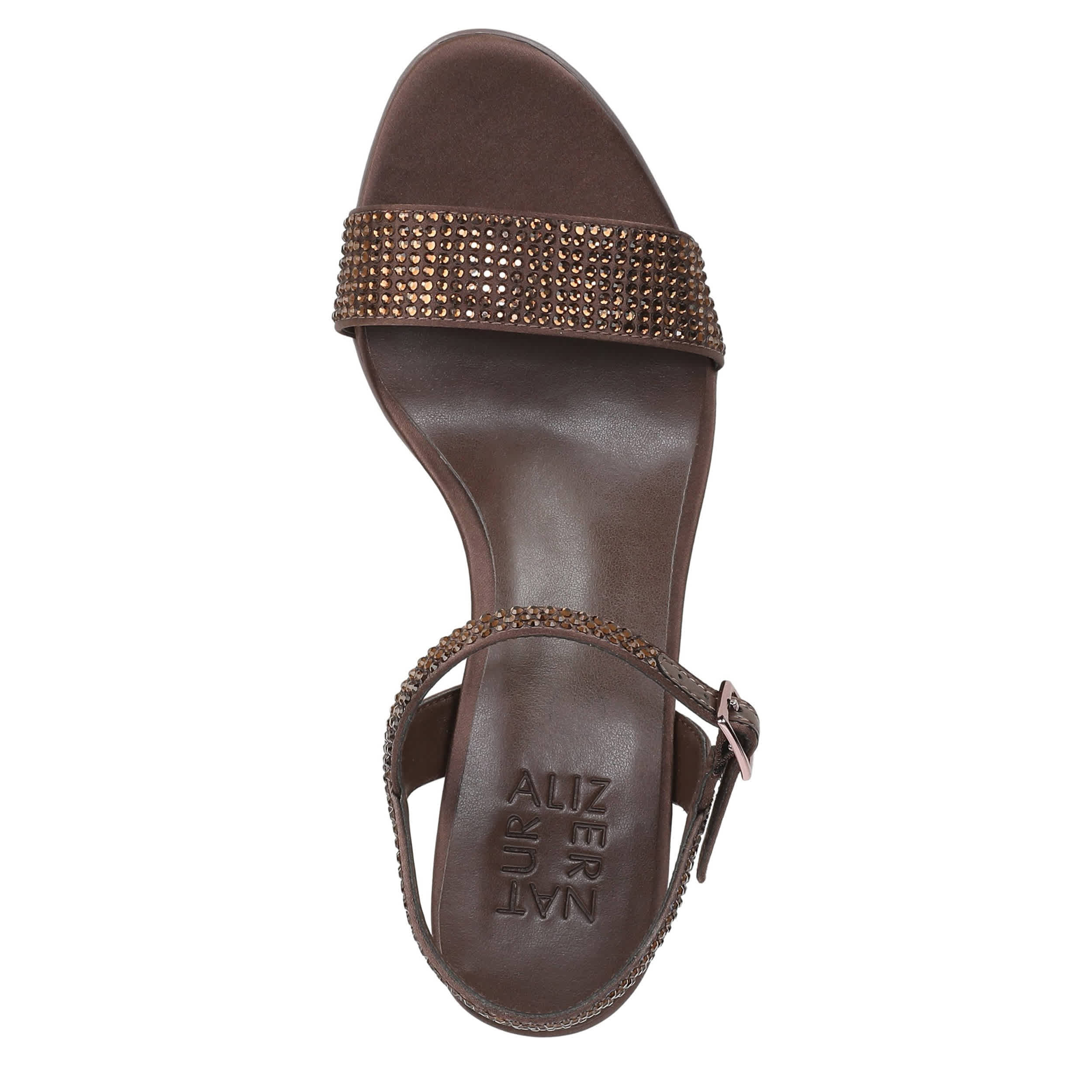 NATURALIZER-WOMENS BRISTOL 7SANDAL-CHOCOLATE & 