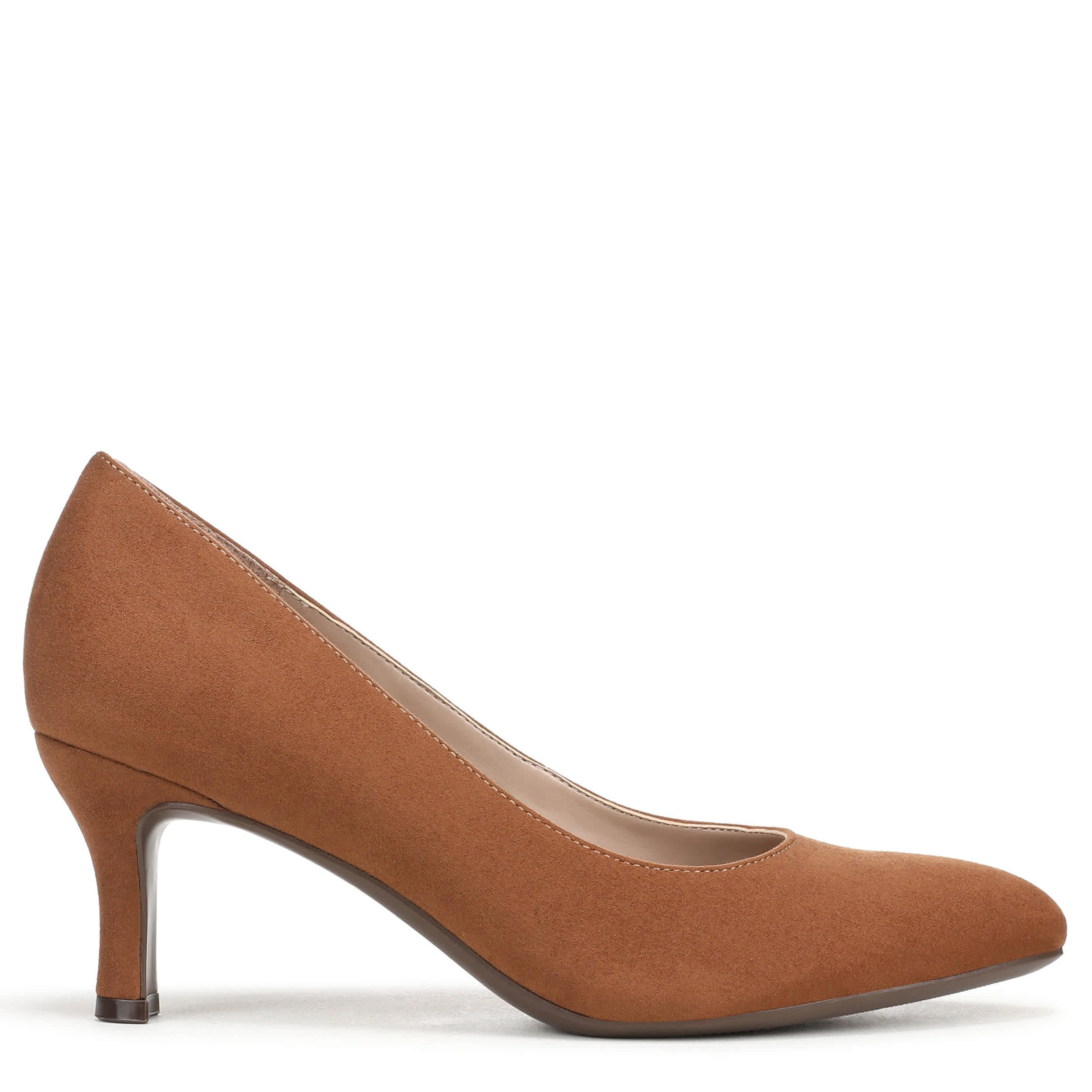 NATURALIZER-WOMENS FLORA PUMP-CHESTNUT & 