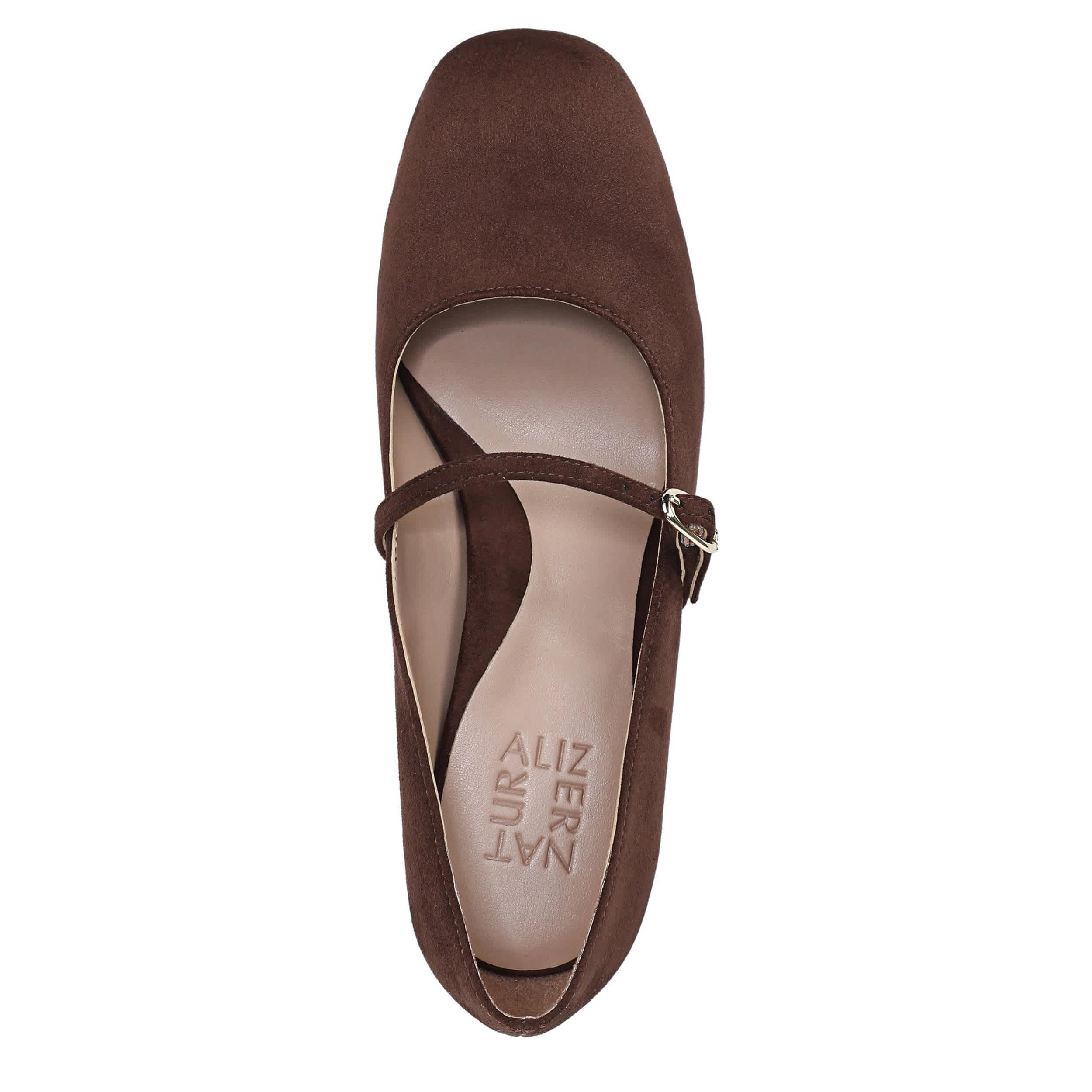 NATURALIZER-WOMENS DANCING PUMP-CHOCOLATE & 