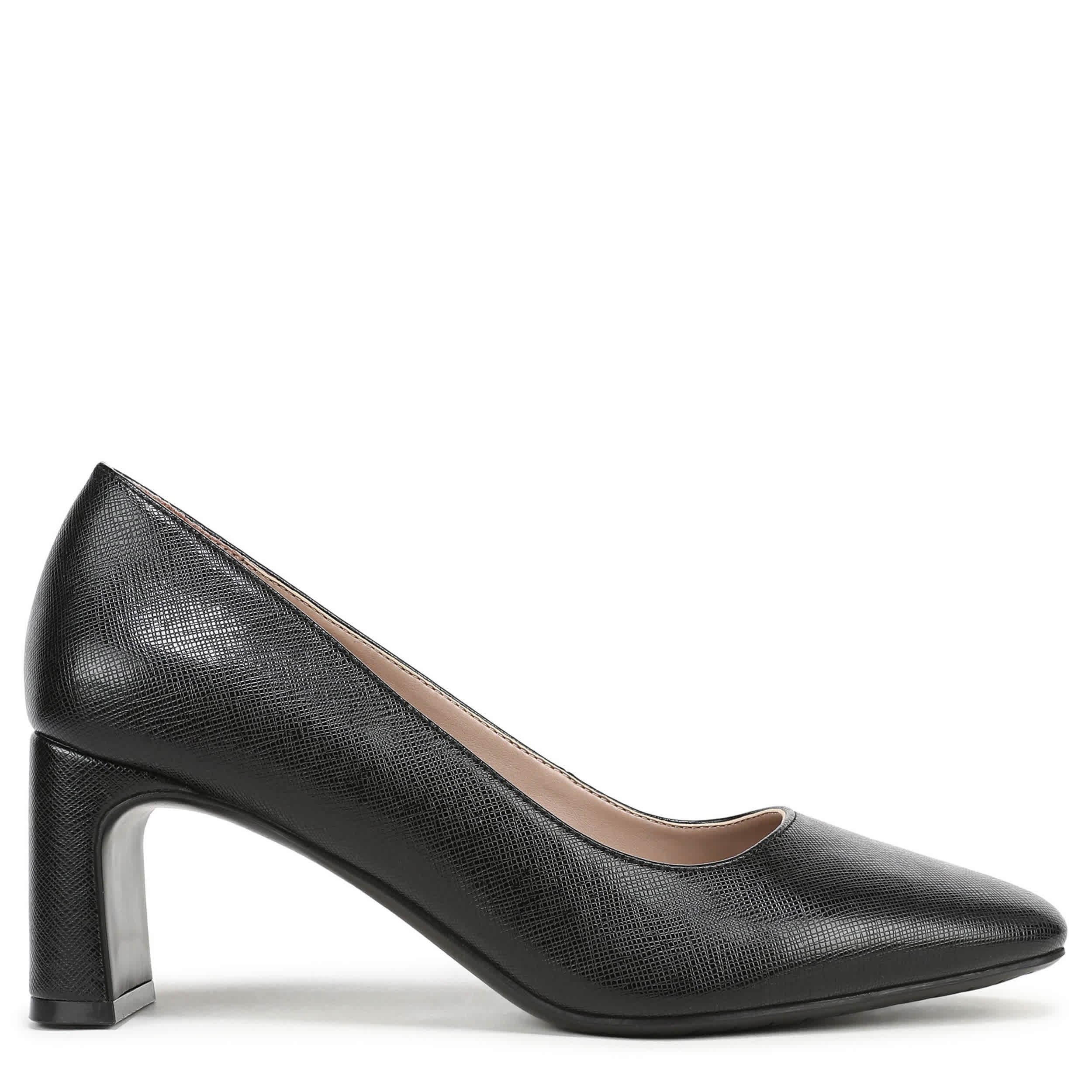 NATURALIZER-WOMENS YURI PUMP-BLACK & 