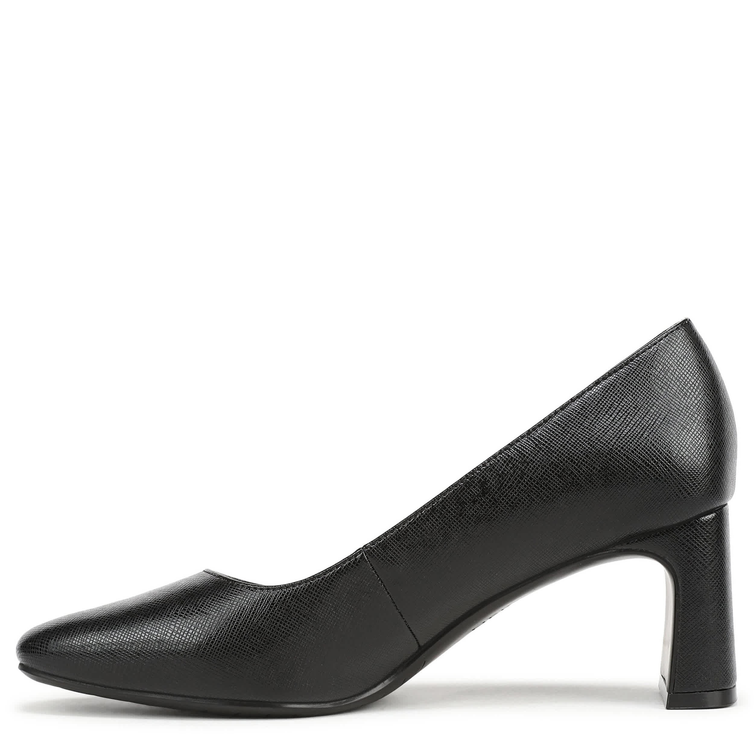 NATURALIZER-WOMENS YURI PUMP-BLACK & 