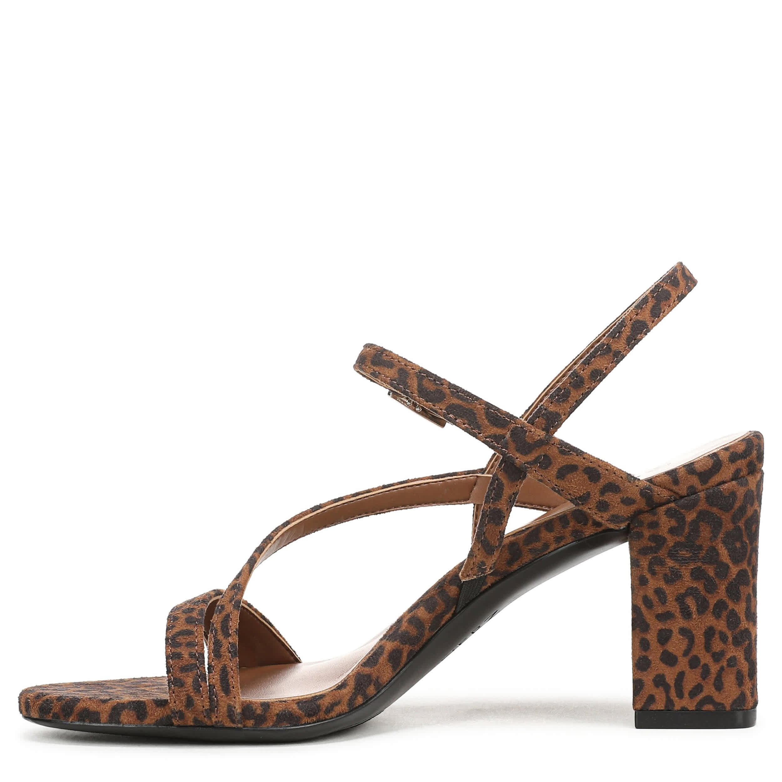 NATURALIZER-WOMENS HARA SANDAL-BROWN & LEOPARD