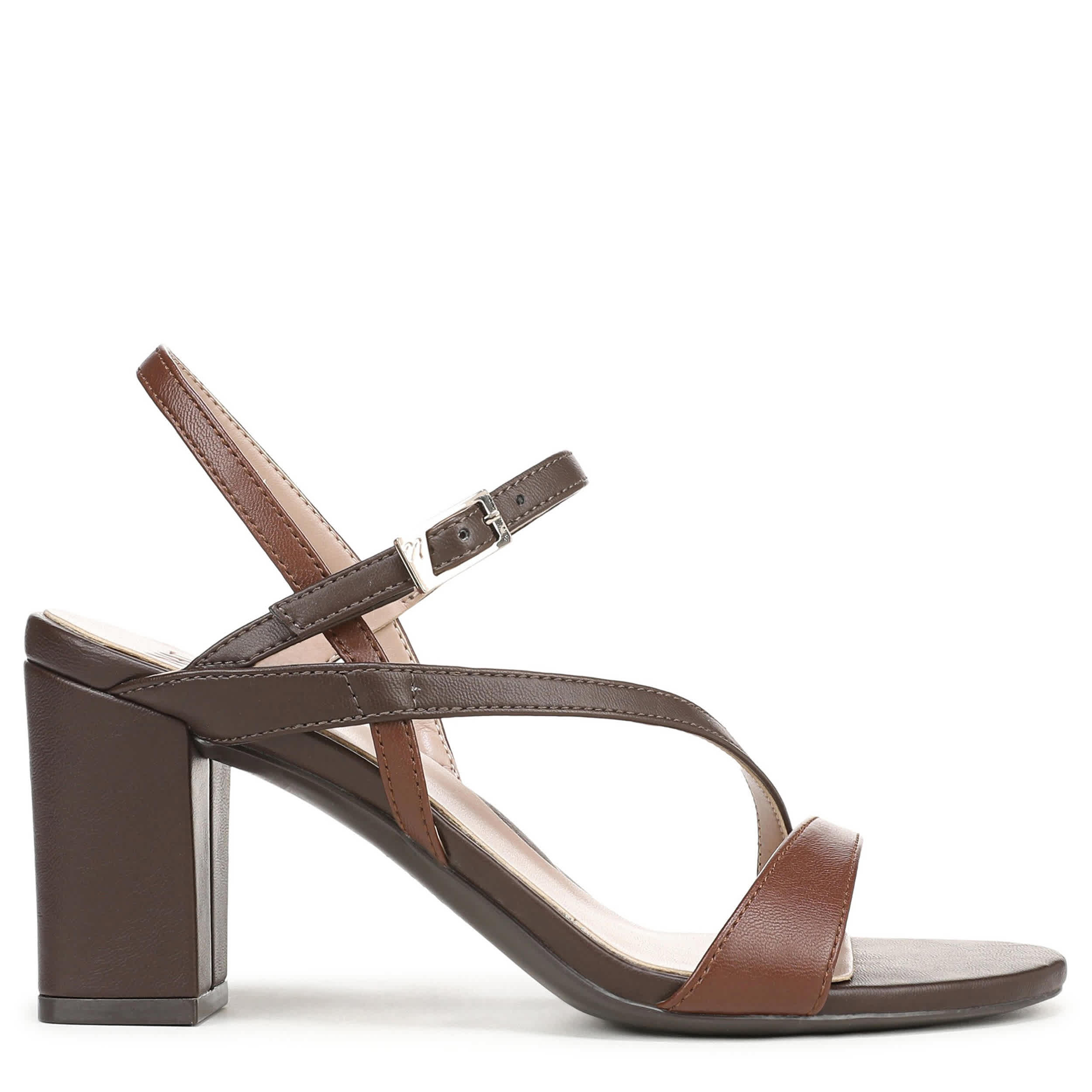 NATURALIZER-WOMENS HARA SANDAL-DARK BROWN & 