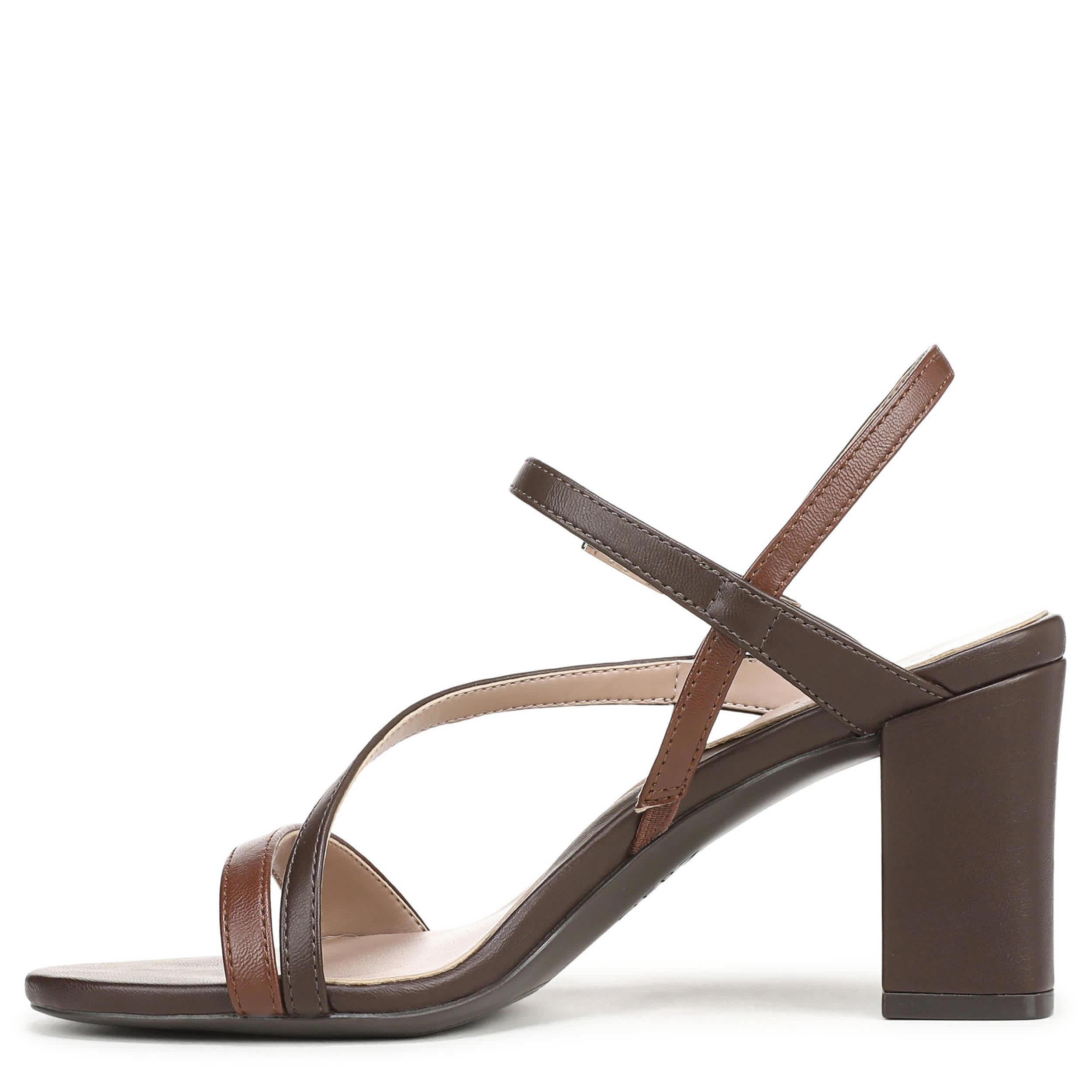 NATURALIZER-WOMENS HARA SANDAL-DARK BROWN & 