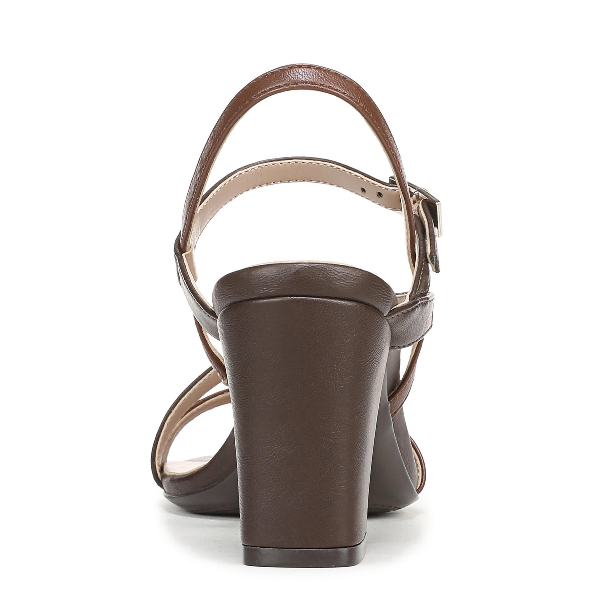 NATURALIZER-WOMENS HARA SANDAL-DARK BROWN & 