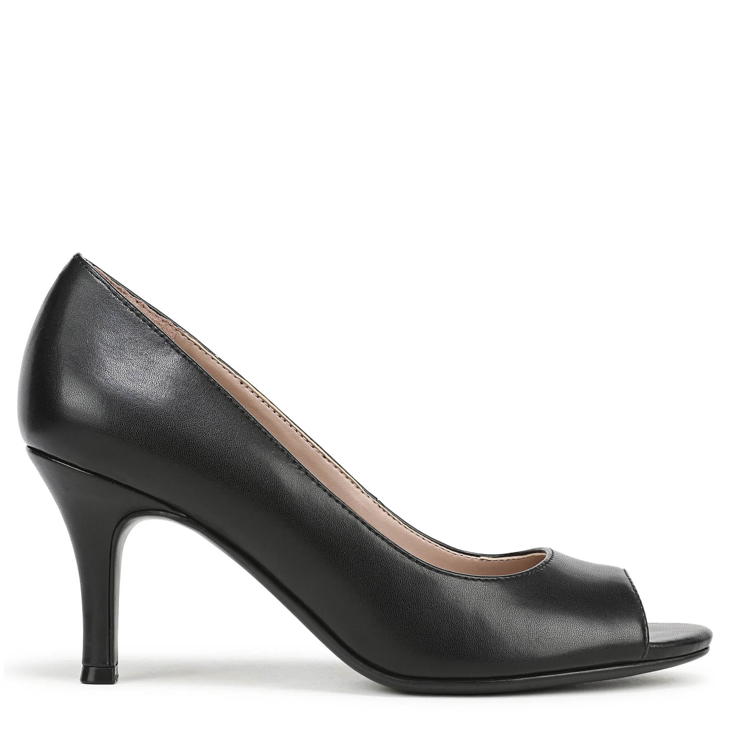 NATURALIZER-WOMENS LOCKE PUMP-BLACK & 