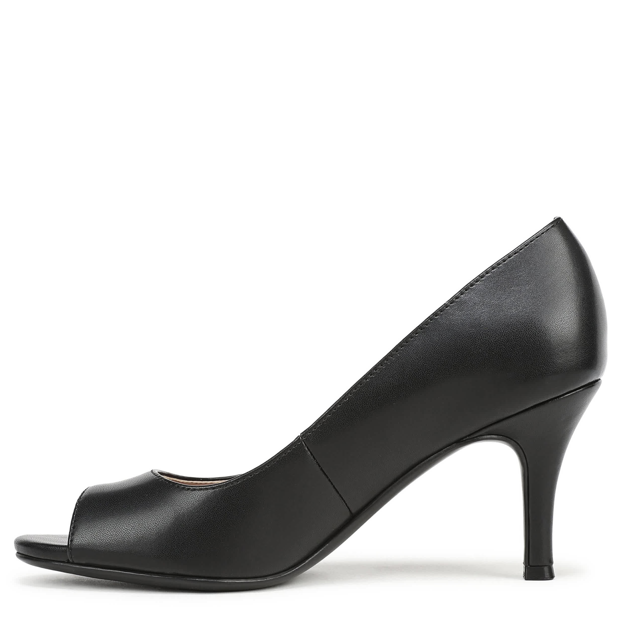 NATURALIZER-WOMENS LOCKE PUMP-BLACK & 