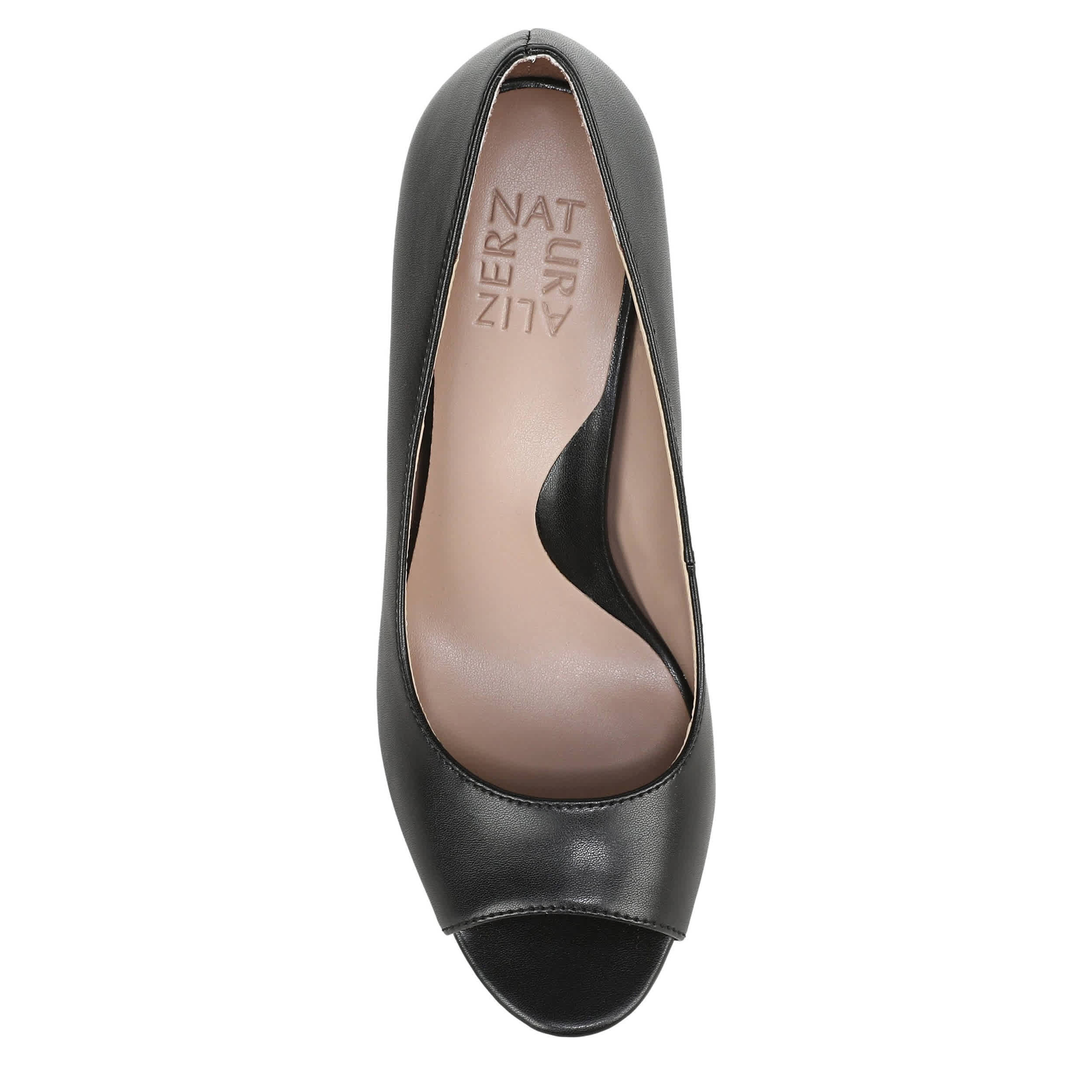 NATURALIZER-WOMENS LOCKE PUMP-BLACK & 