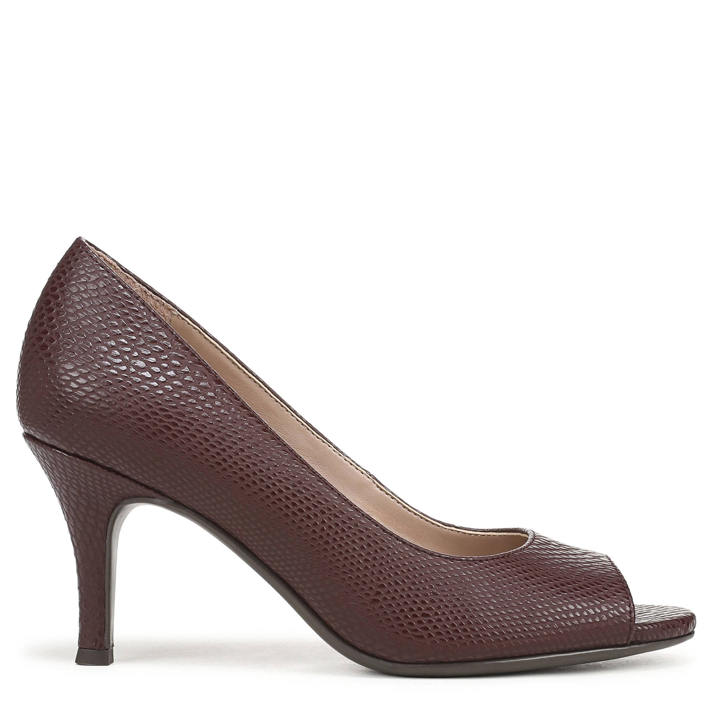 NATURALIZER-WOMENS LOCKE PUMP-WINE & 