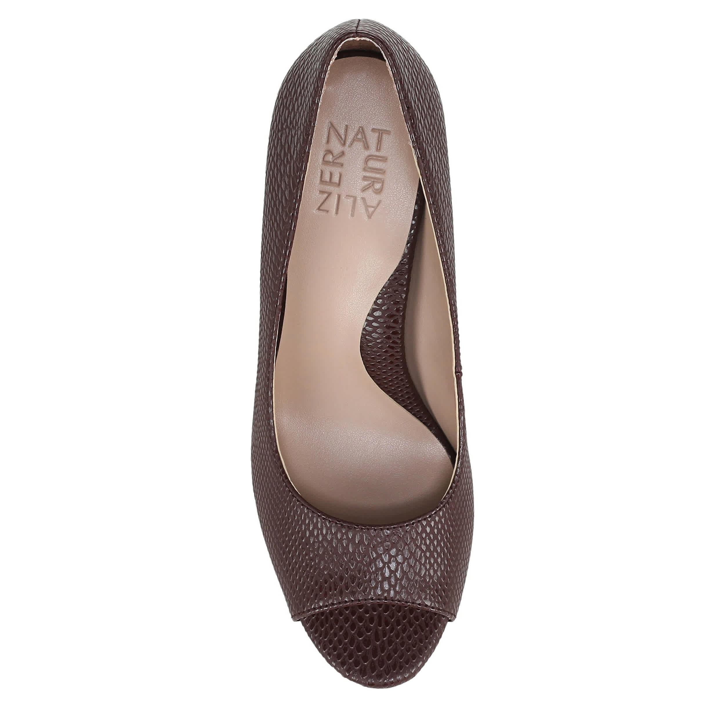NATURALIZER-WOMENS LOCKE PUMP-WINE & 