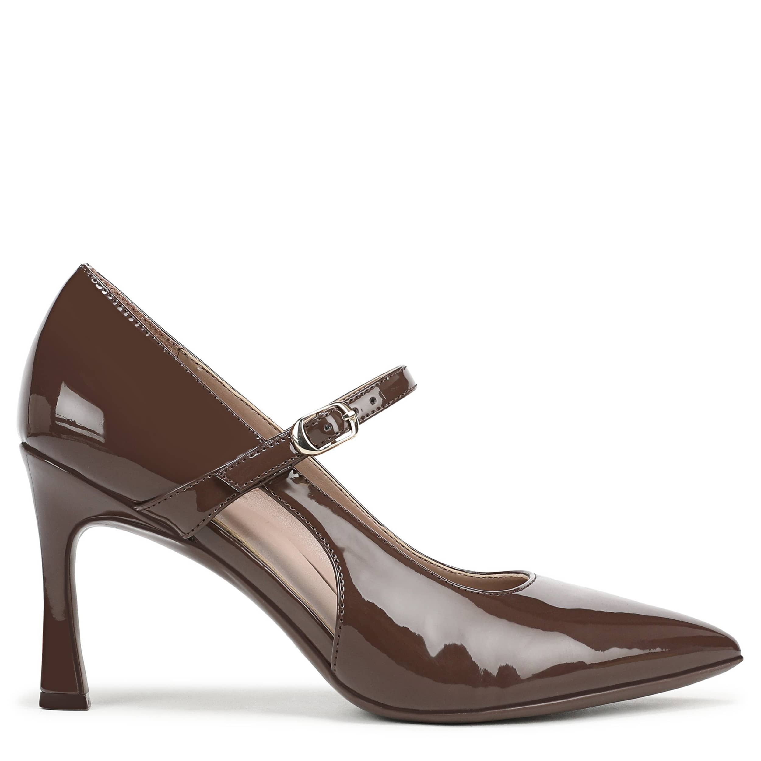 NATURALIZER-WOMENS BLAKELY PUMP-CHOCOLATE & 