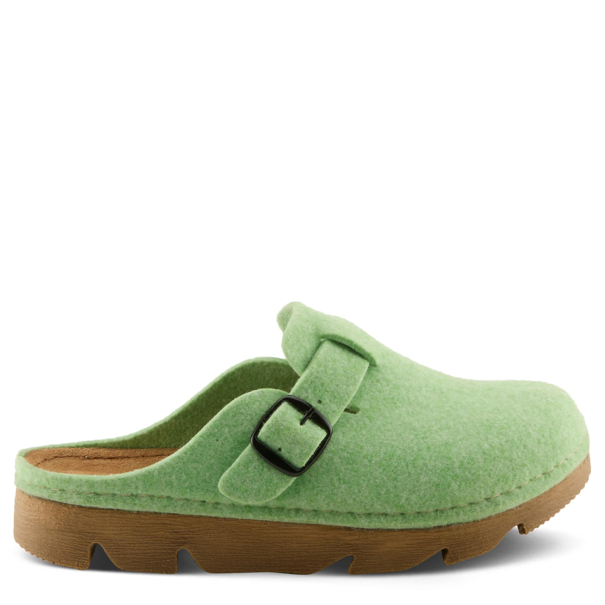 Flexus-WOMENS CLOGGER CLOG-GREEN & 