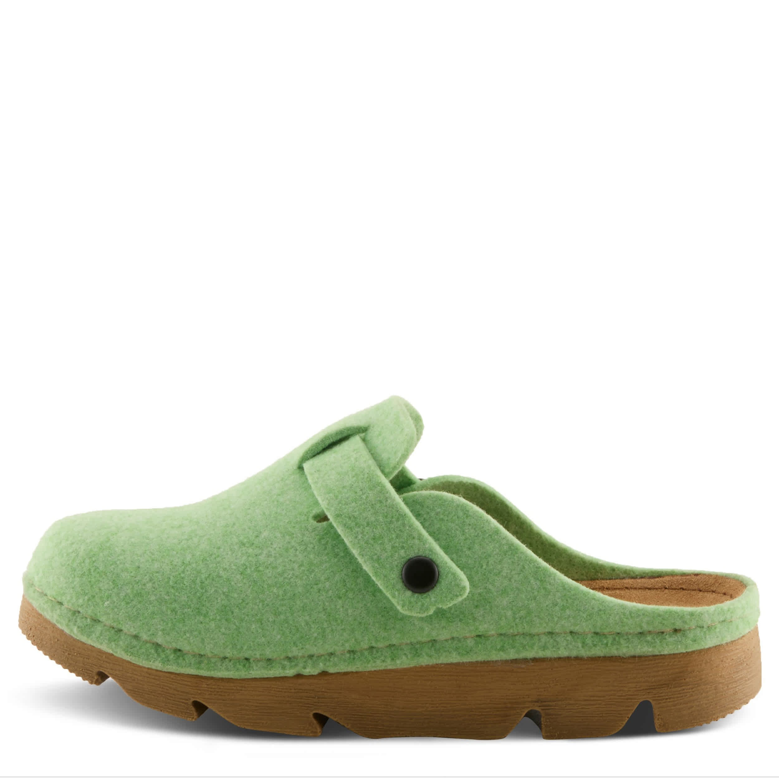 Flexus-WOMENS CLOGGER CLOG-GREEN & 