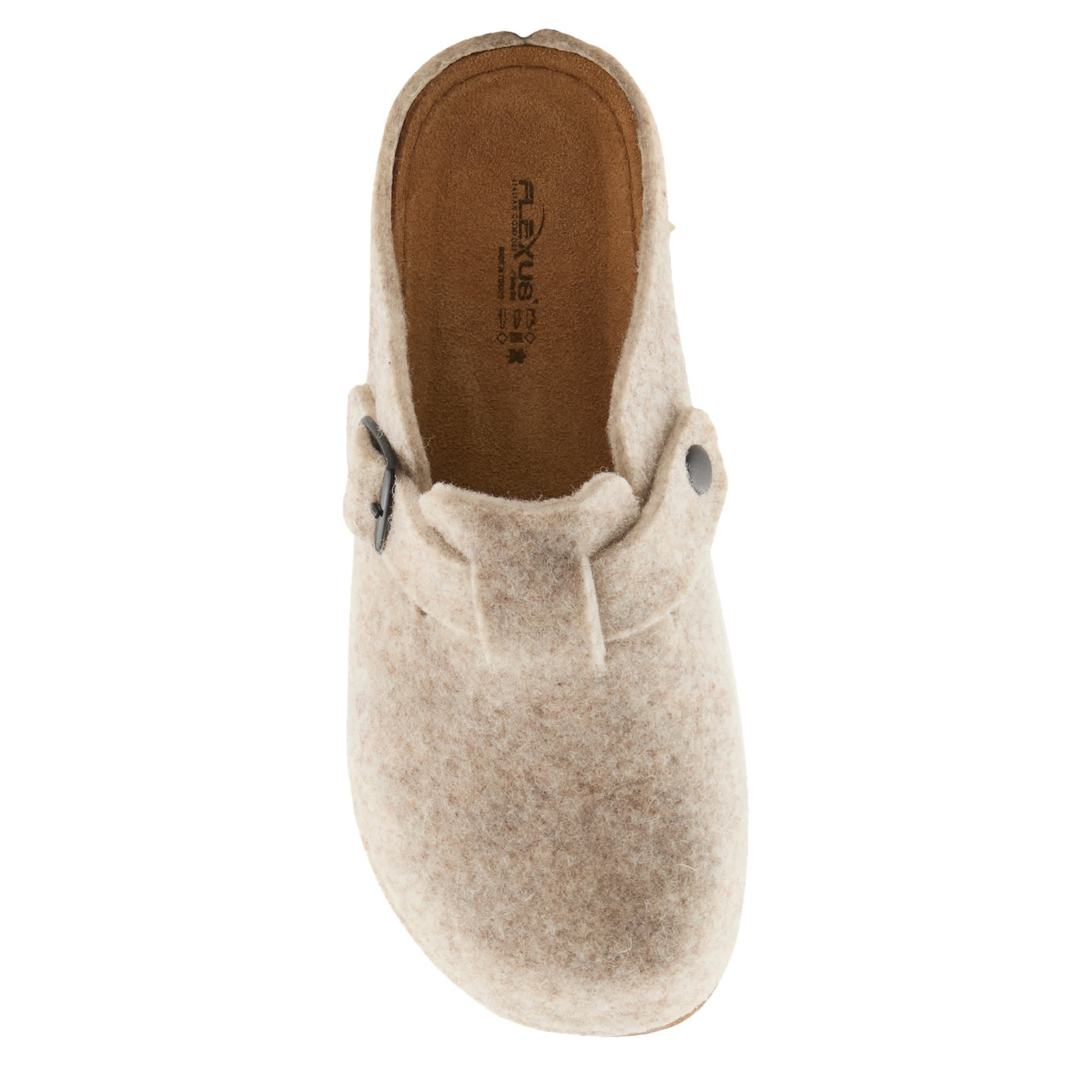 Flexus-WOMENS CLOGGER CLOG-BEIGE & 