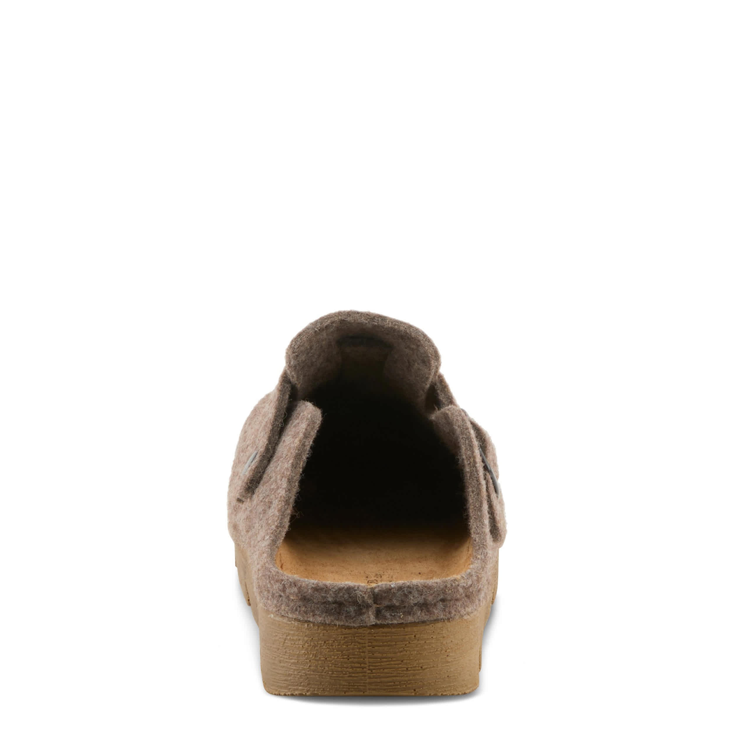 Flexus-WOMENS CLOGGER CLOG-BROWN & 