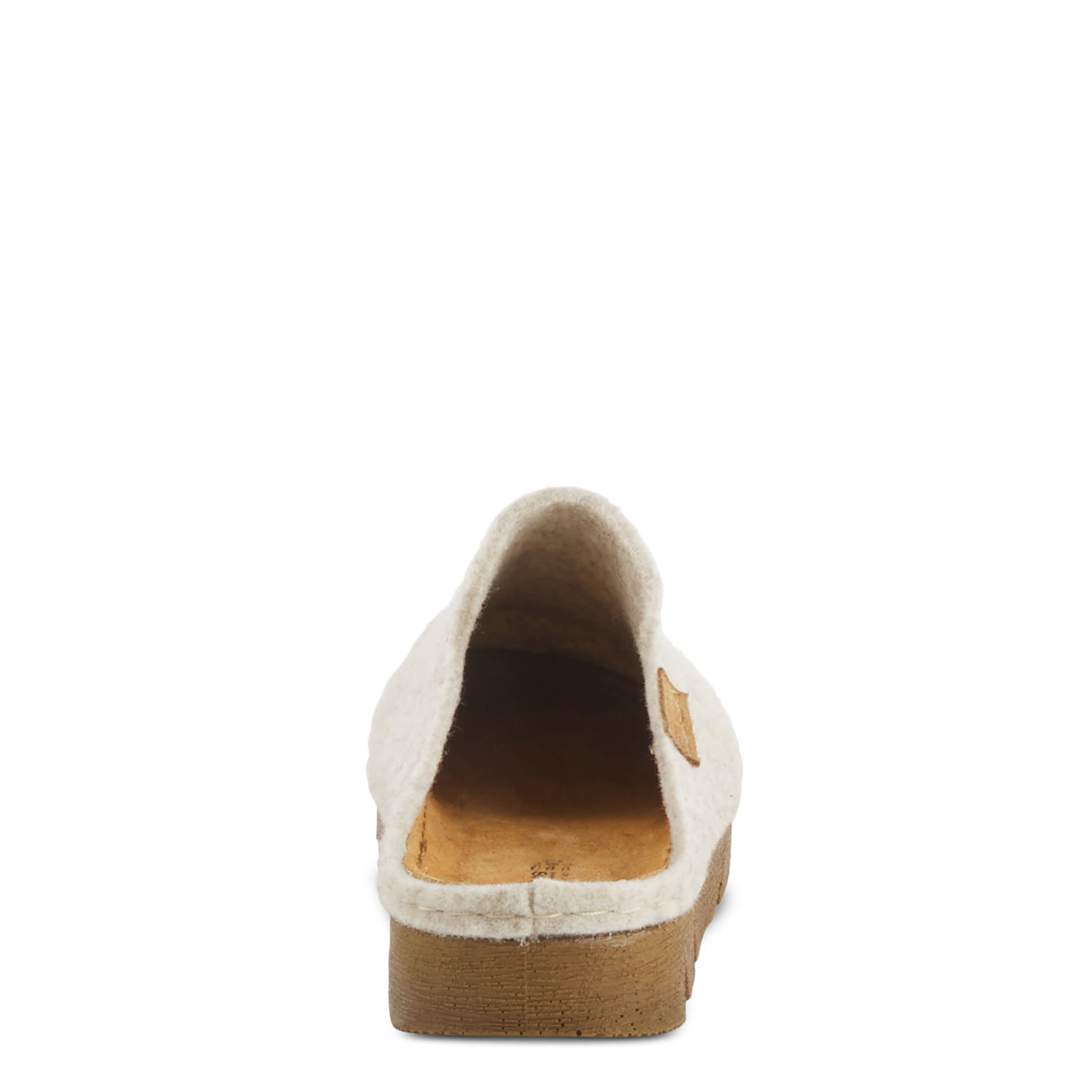 Flexus-WOMENS CLOGGISH CLOG-BEIGE & 