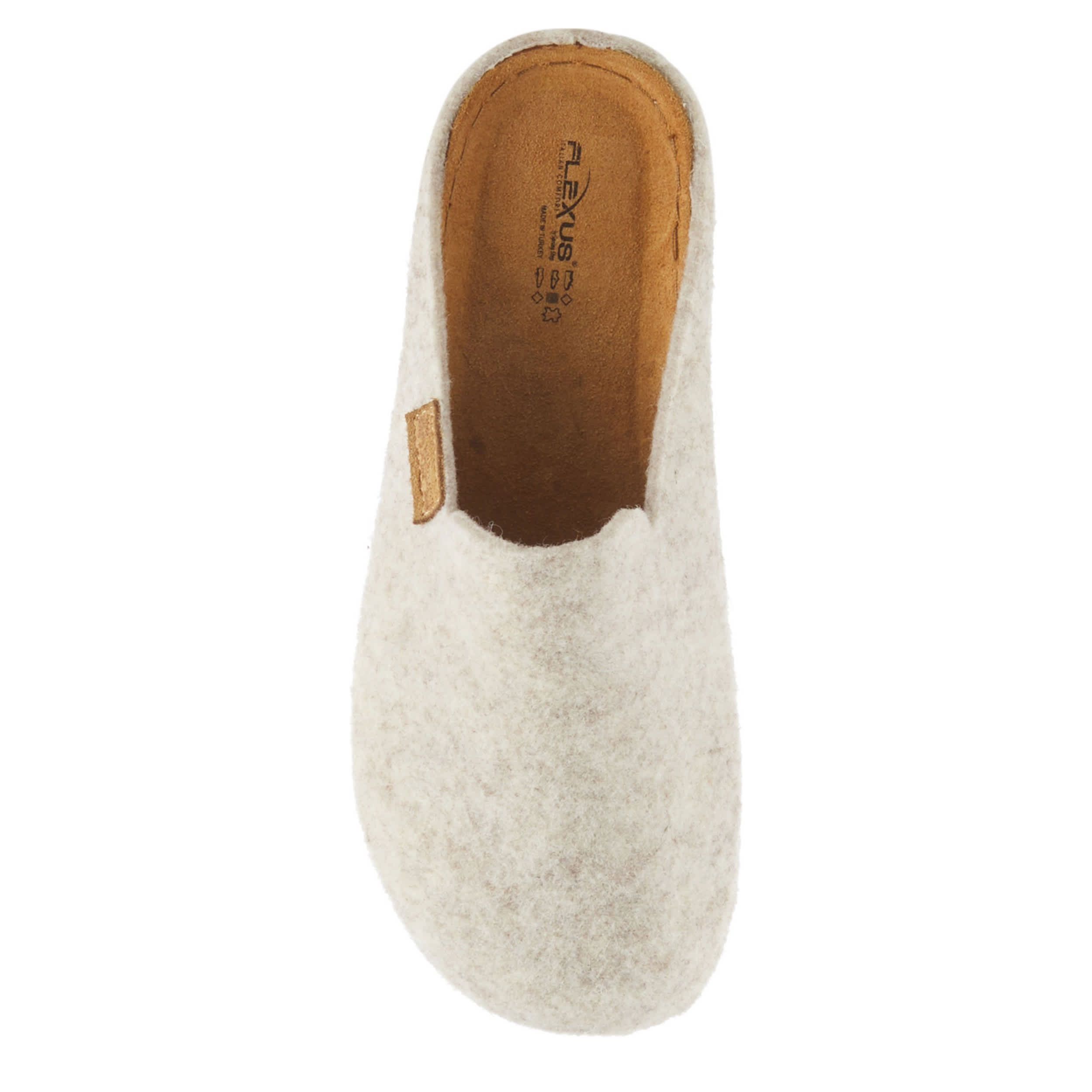 Flexus-WOMENS CLOGGISH CLOG-BEIGE & 