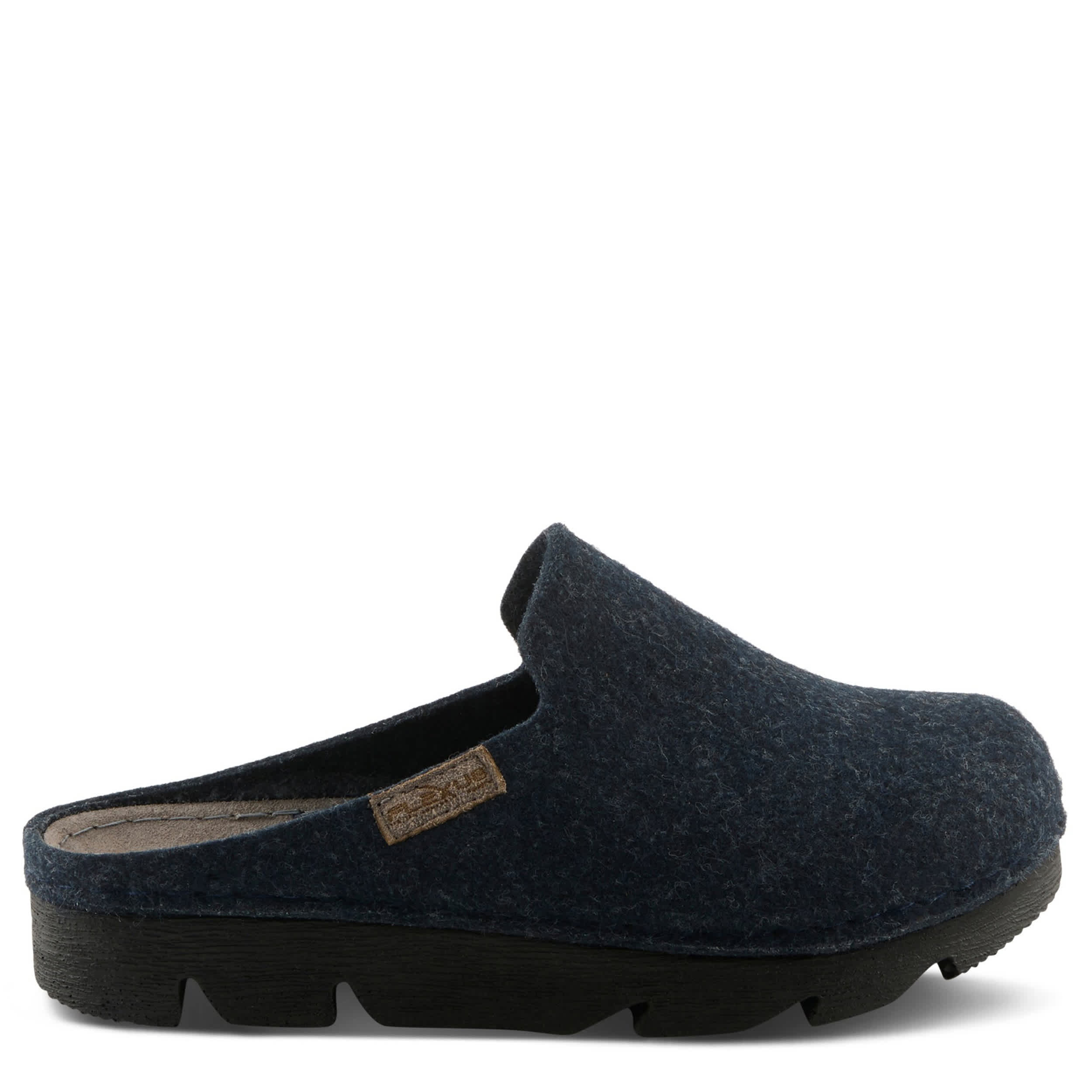 Flexus-WOMENS CLOGGISH CLOG-NAVY & 