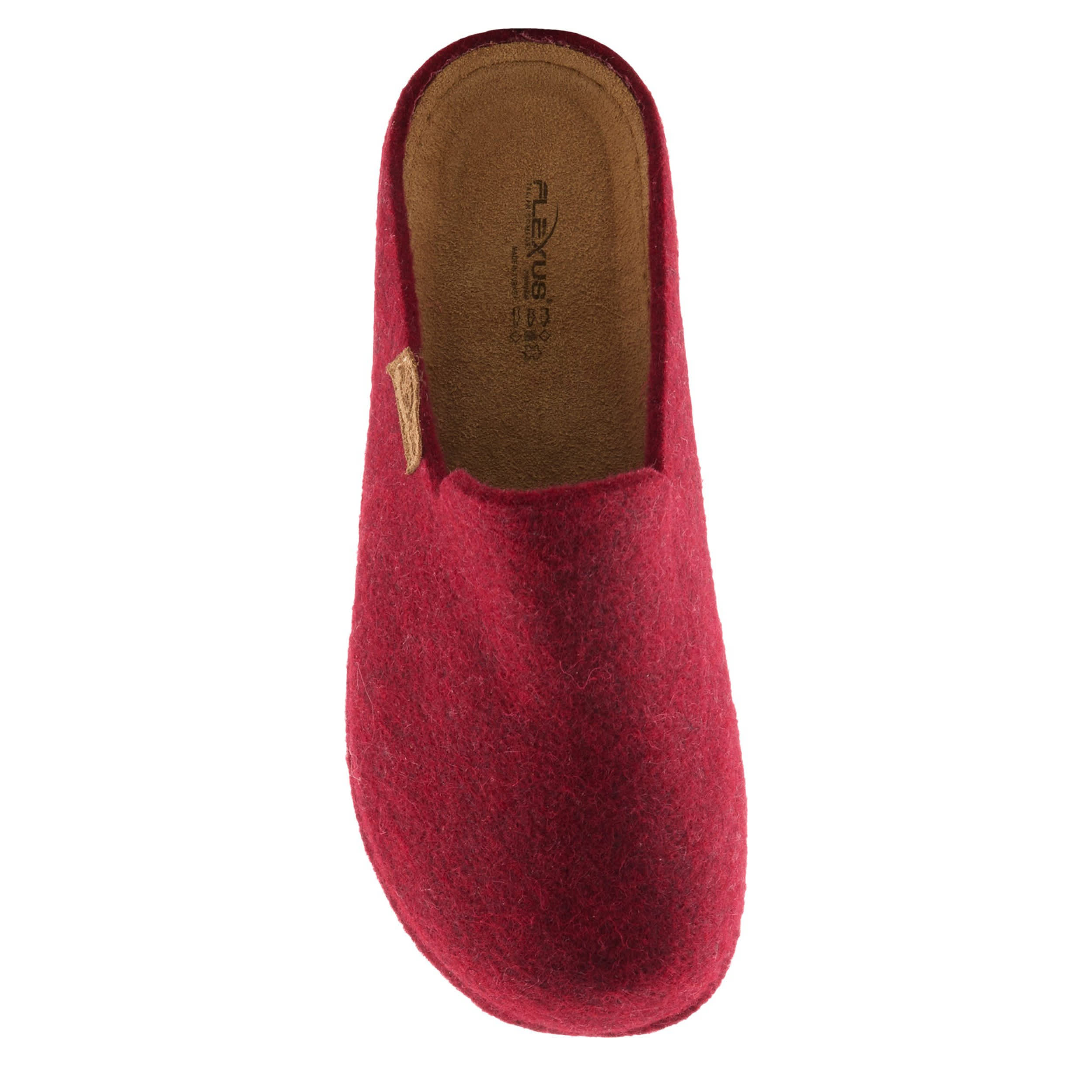 Flexus-WOMENS CLOGGISH CLOG-RED & 