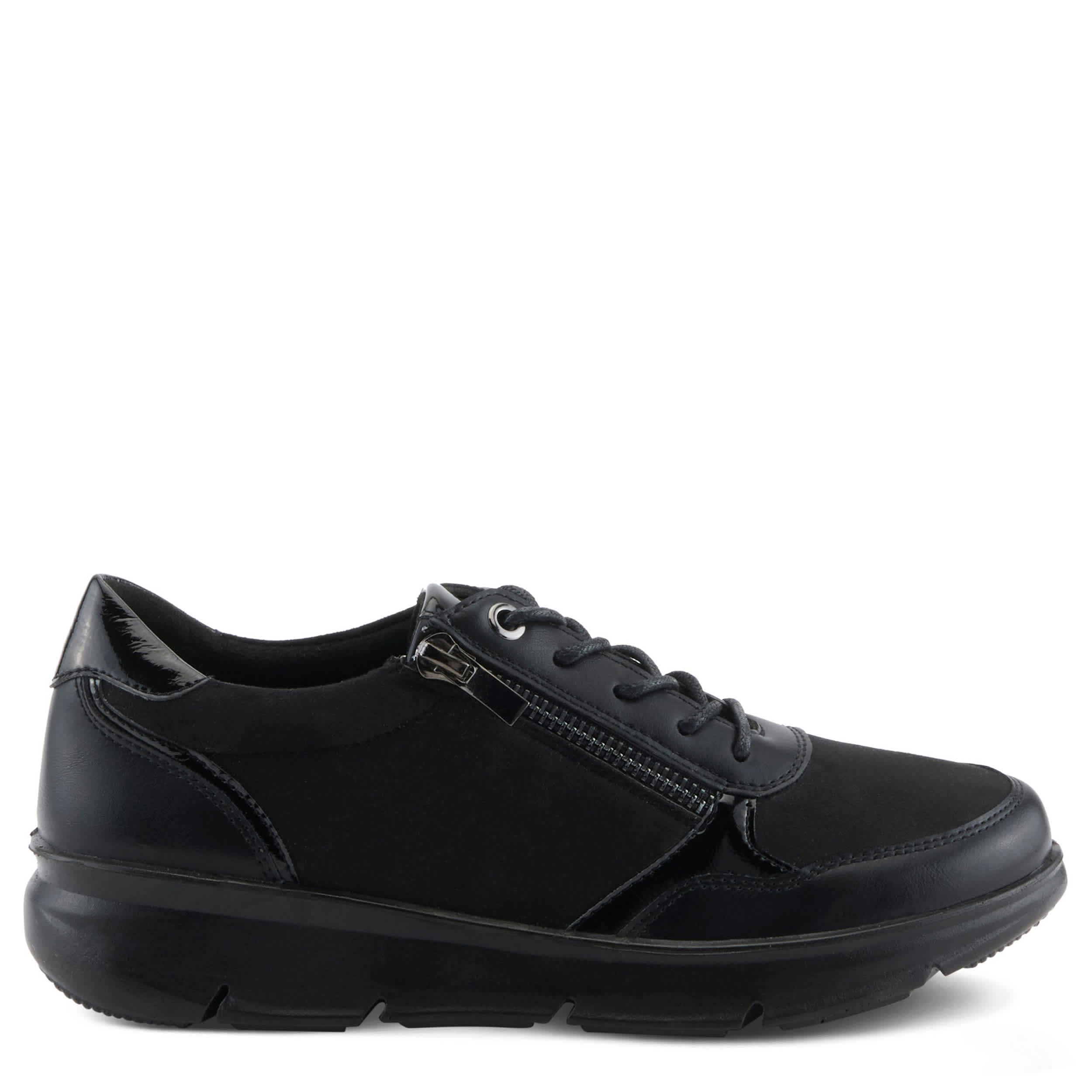 Flexus-WOMENS LACONA SNEAKER-BLACK & 