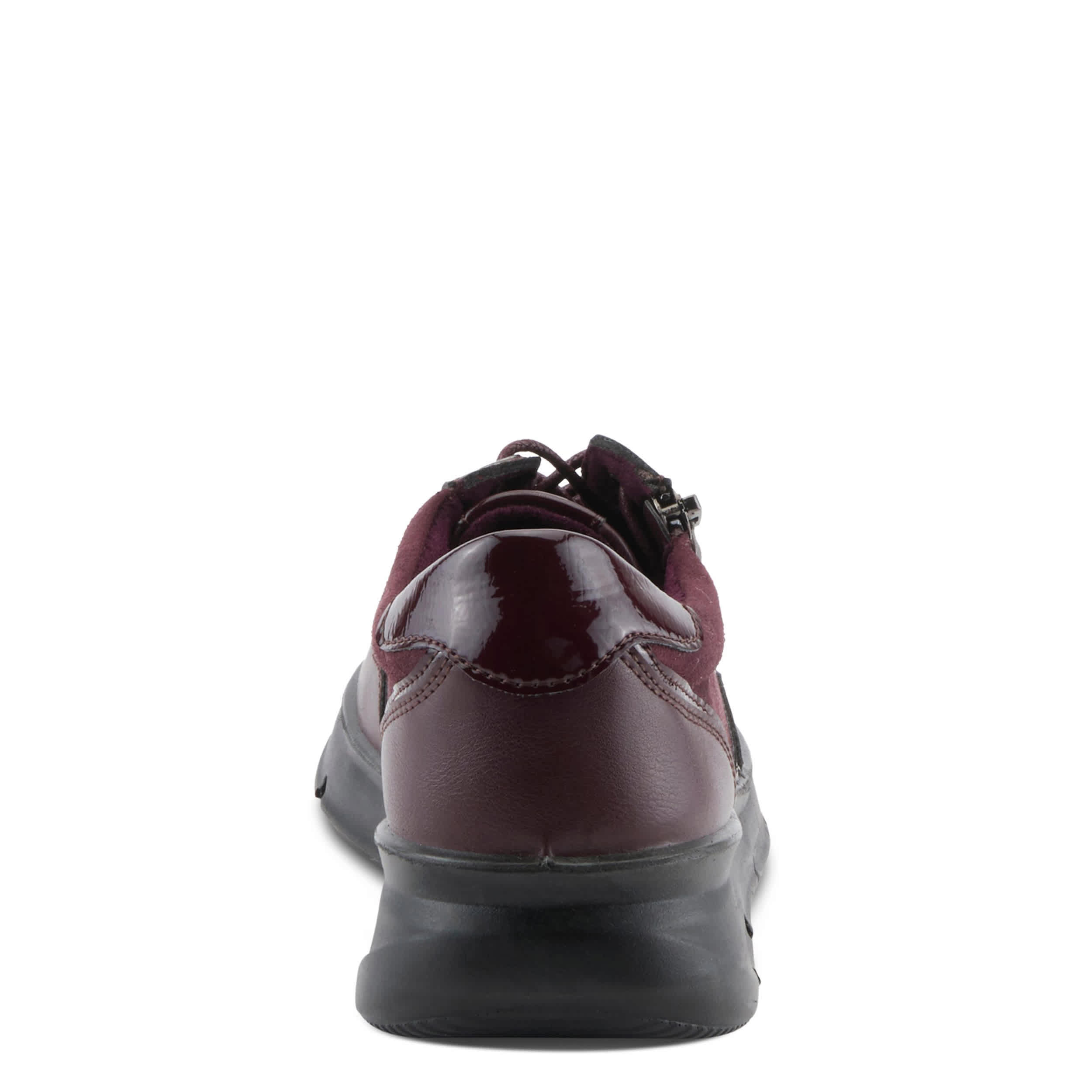 Flexus-WOMENS LACONA SNEAKER-BURGUNDY & 