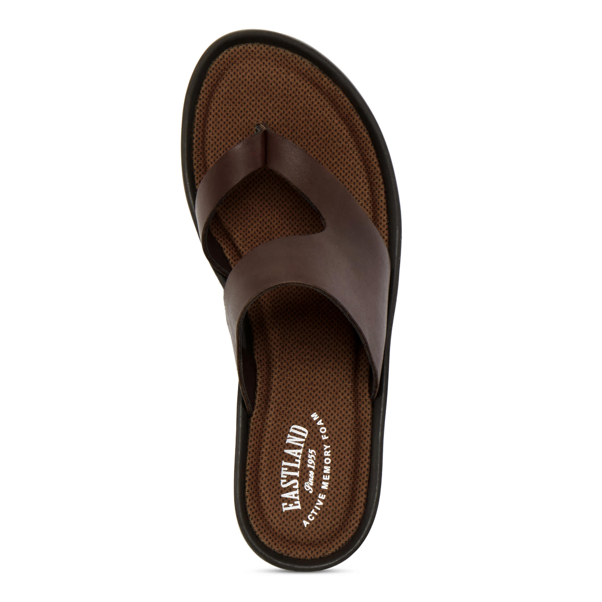 EASTLAND-WOMENS LAUREL WEDGE SANDAL-BROWN & 