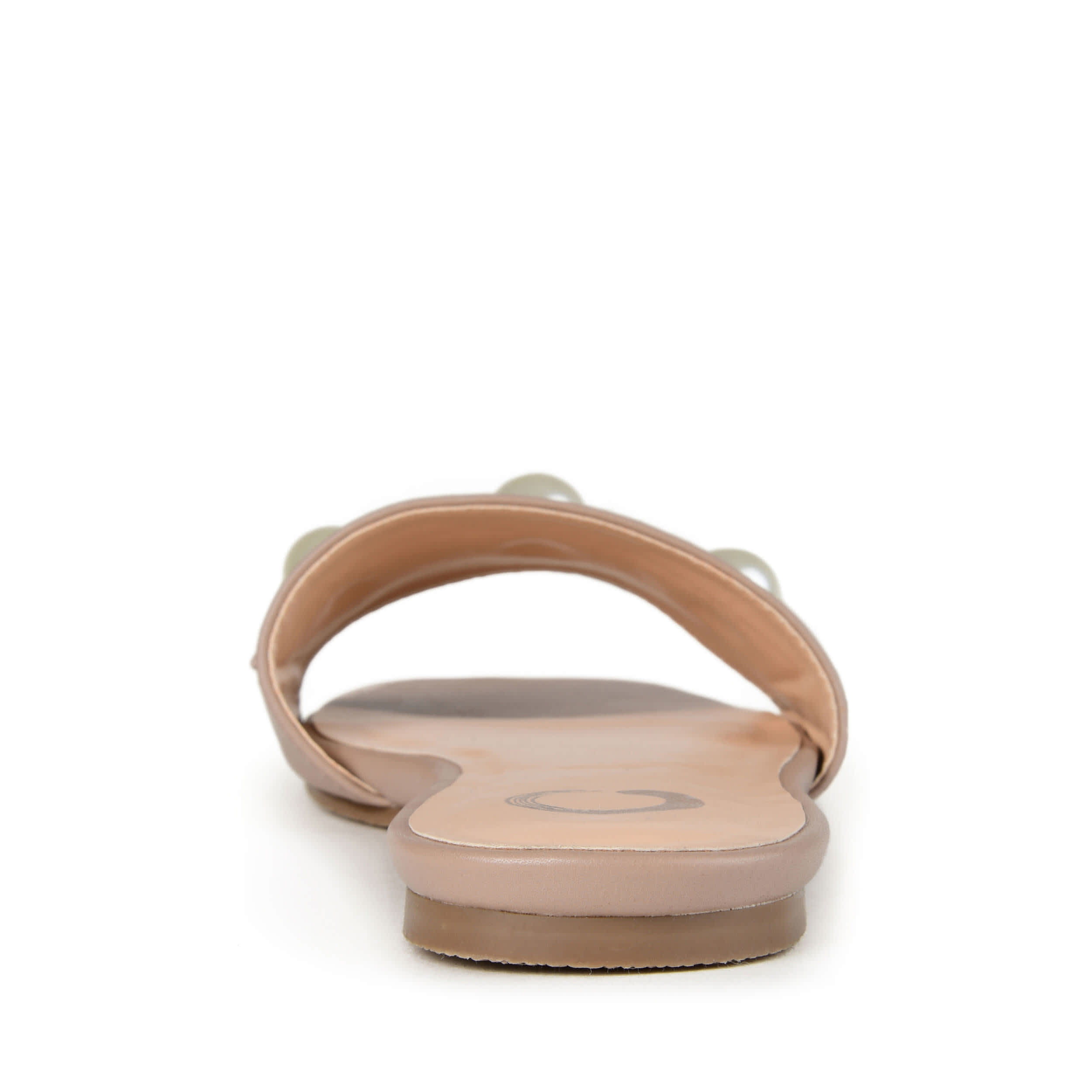 JOURNEE COLLECTION-WOMENS LEONIE SLIDE SANDAL-BROWN & 