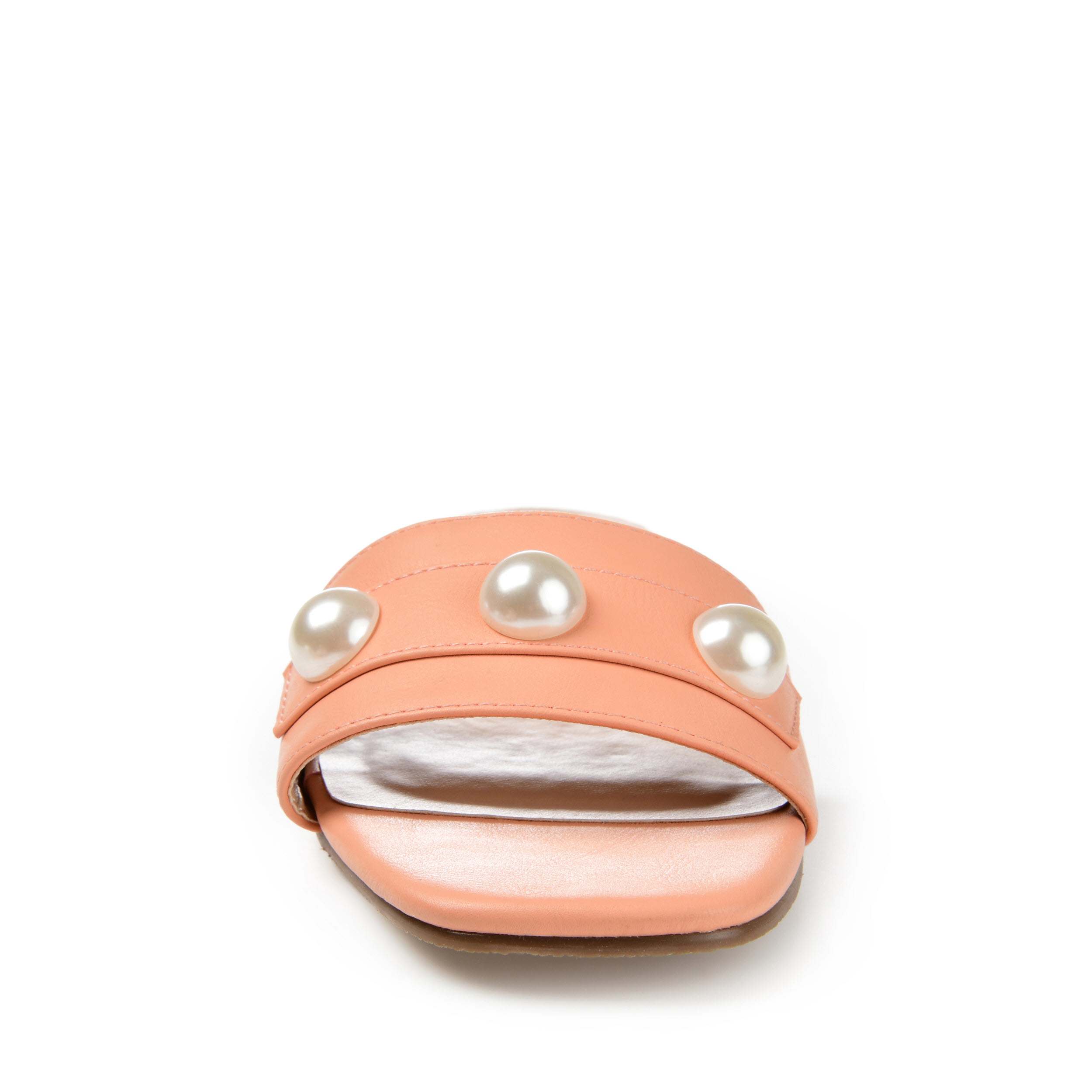 JOURNEE COLLECTION-WOMENS LEONIE SLIDE SANDAL-BLUSH & 