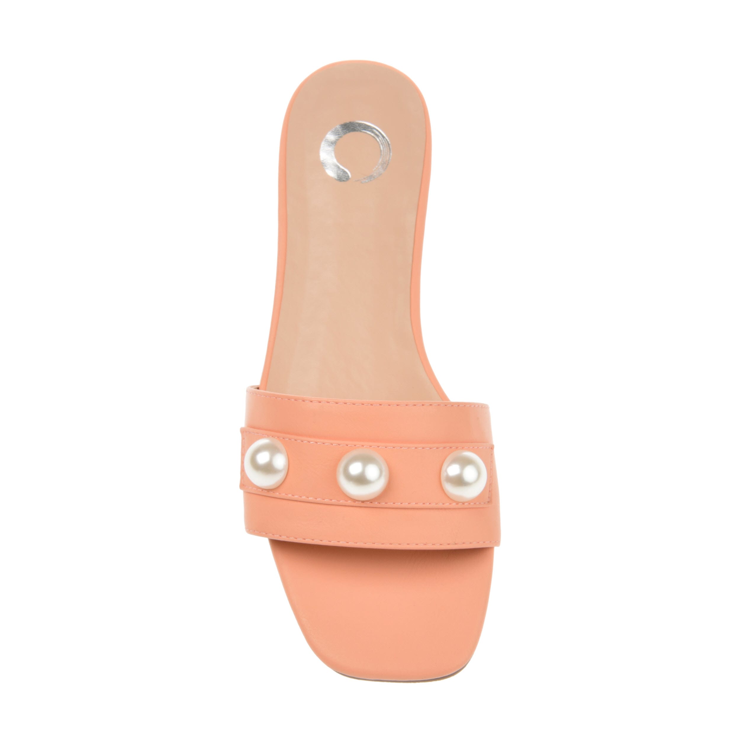 JOURNEE COLLECTION-WOMENS LEONIE SLIDE SANDAL-BLUSH & 