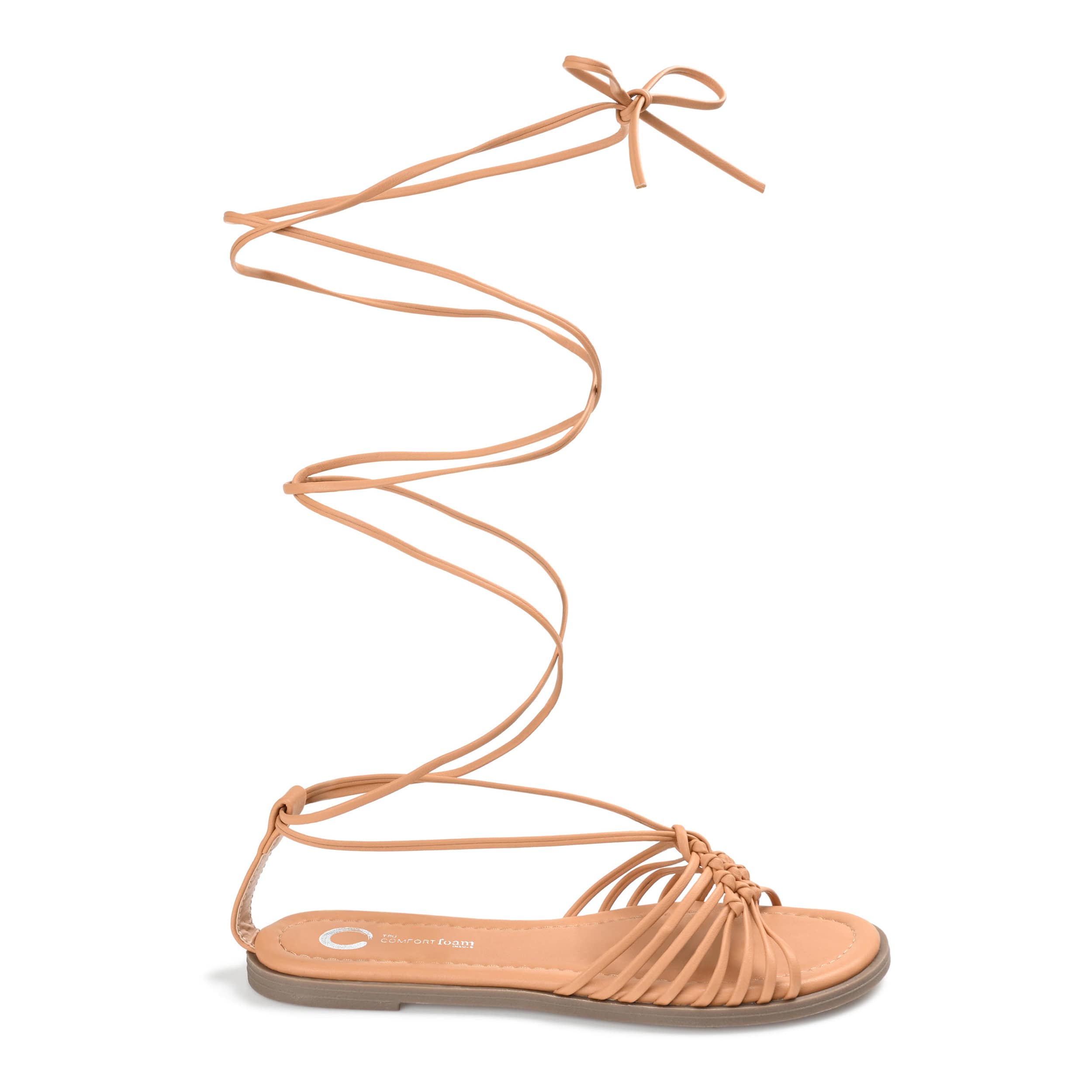 JOURNEE COLLECTION-WOMENS JESS SANDAL-TAN & 