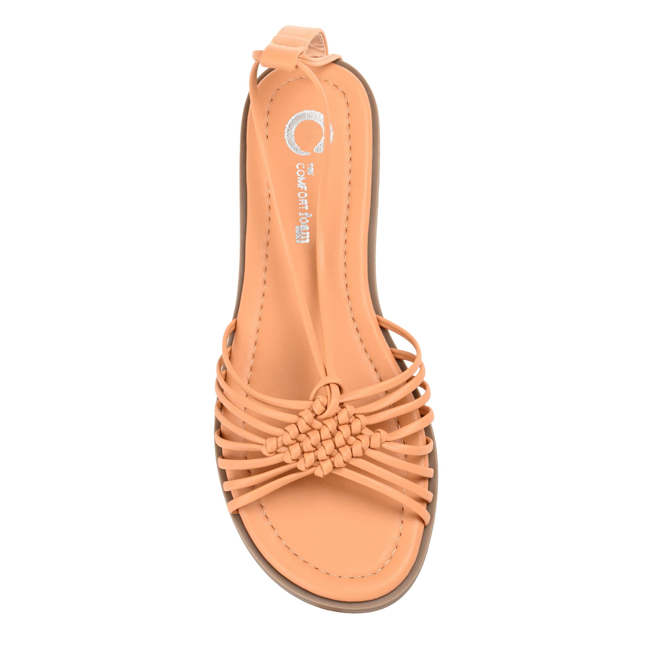 JOURNEE COLLECTION-WOMENS JESS SANDAL-TAN & 