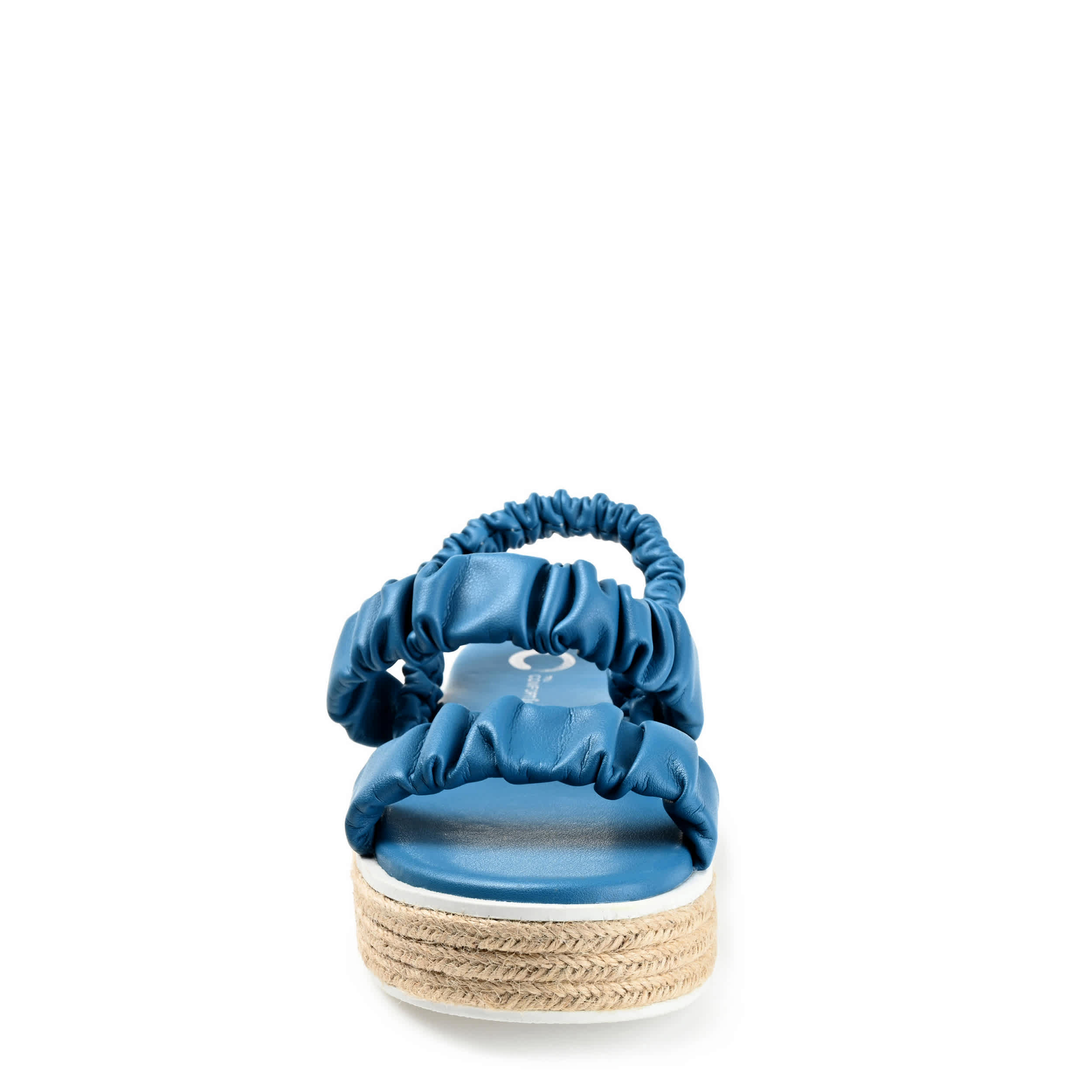 JOURNEE COLLECTION-WOMENS KNOWLES PLATFORM SANDAL-BLUE & 