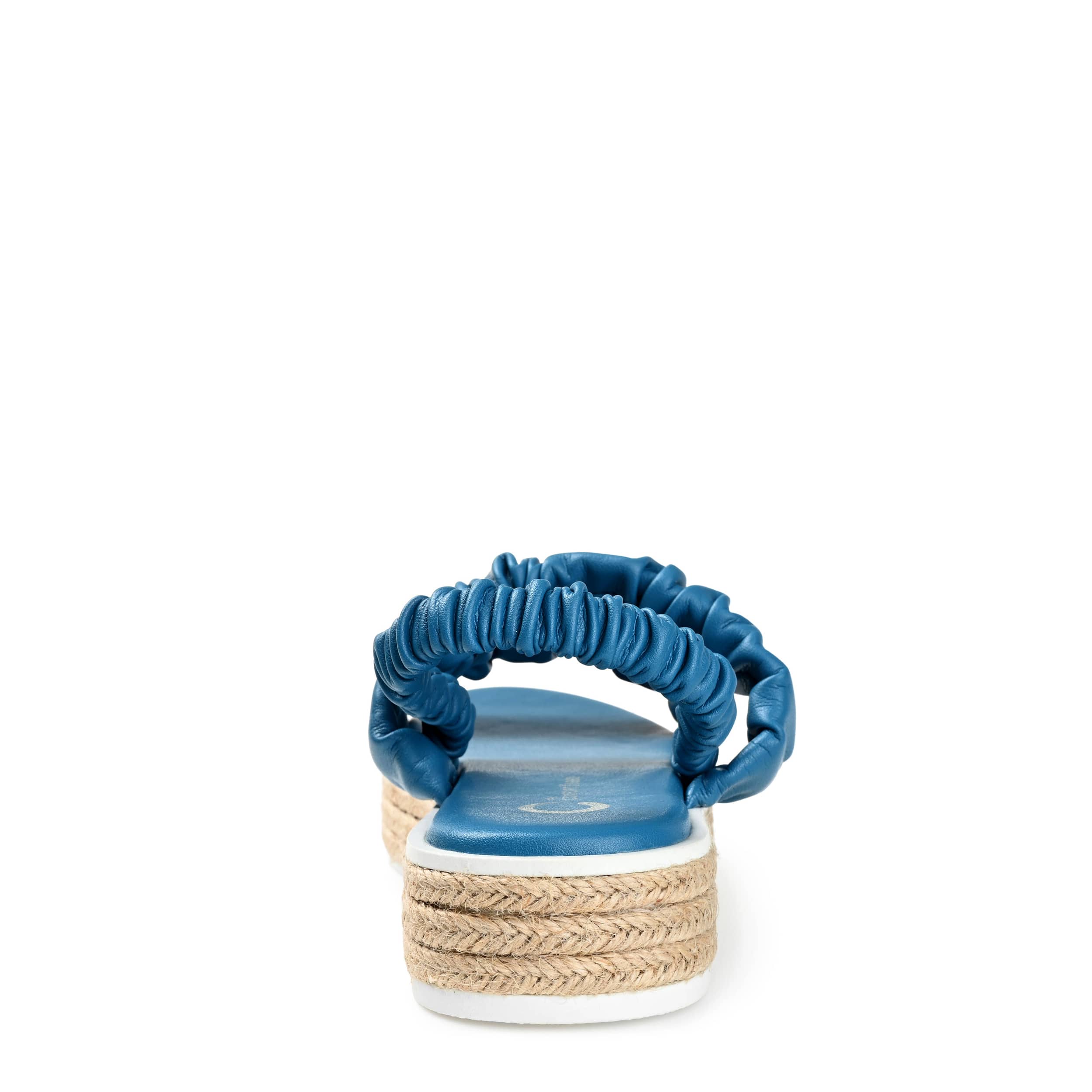JOURNEE COLLECTION-WOMENS KNOWLES PLATFORM SANDAL-BLUE & 